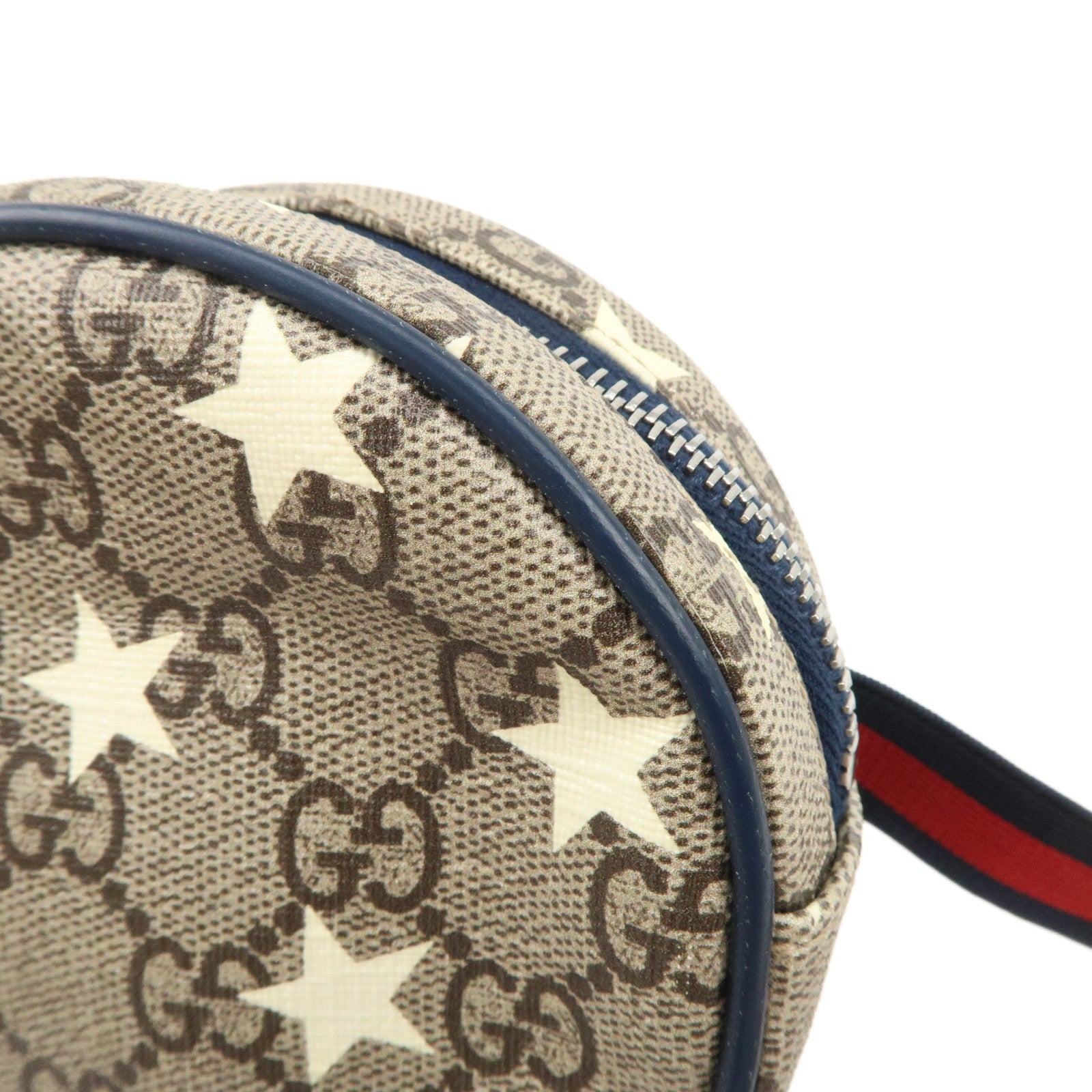 GUCCI Children's Sherry GG Supreme Leather Waist Pouch 502330 Used