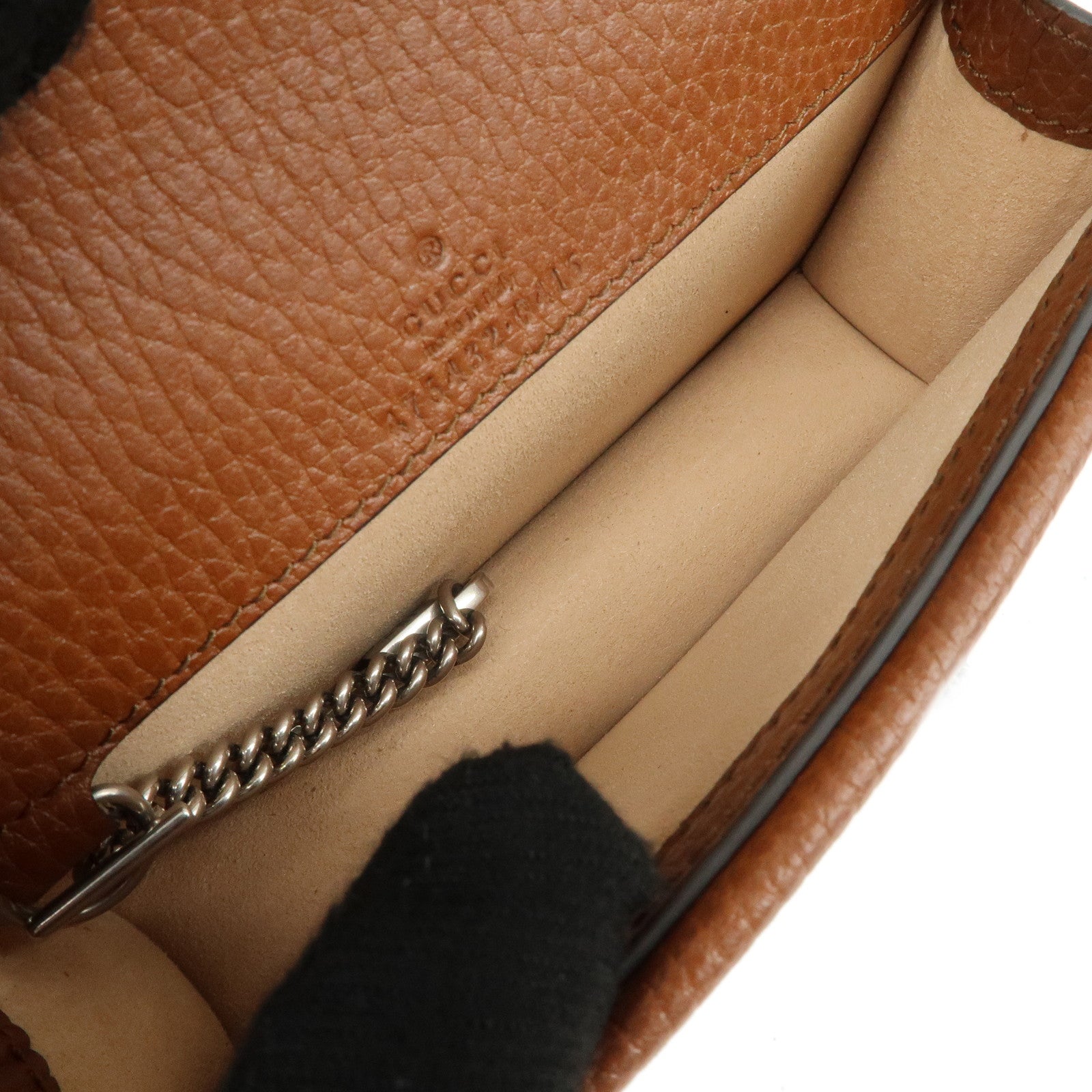 GUCCI Dionysus GG Denim Leather Super Mini Shoulder Bag 476432 Used