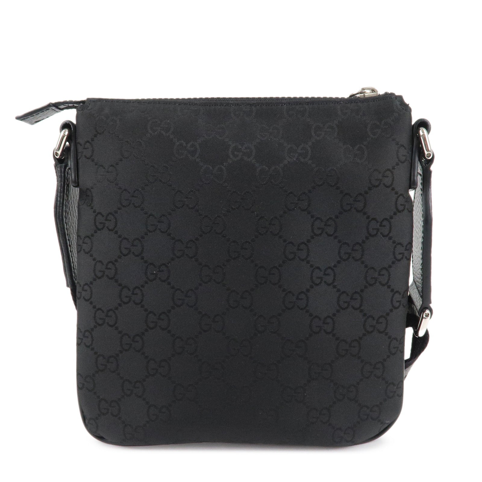 GUCCI Sherry GG Nylon Leather Shoulder Bag Crossbody Bag 449183 Used