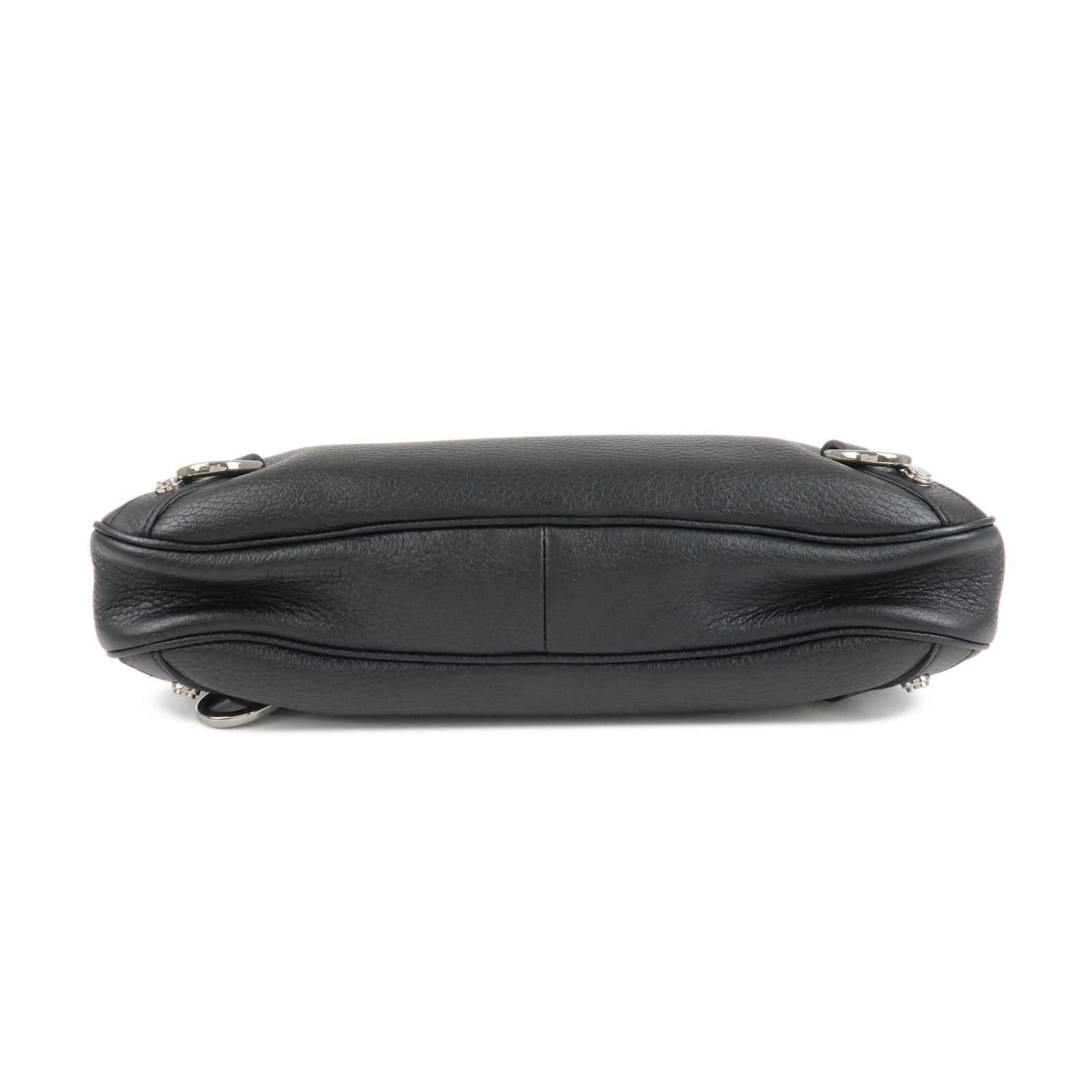 GUCCI Abbey Leather Shoulder Bag Hand Bag Black 268637Used F/S Used