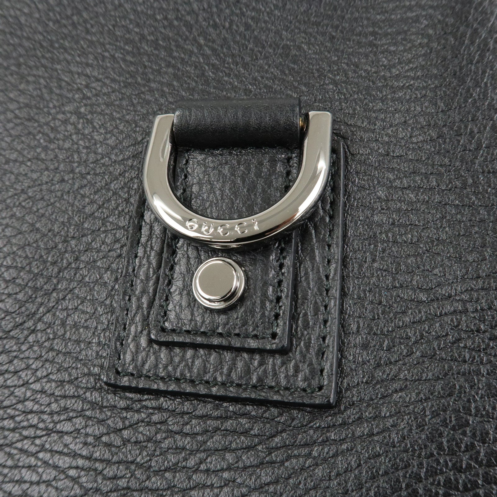 GUCCI Abbey Leather Shoulder Bag Hand Bag Black 268637Used F/S Used