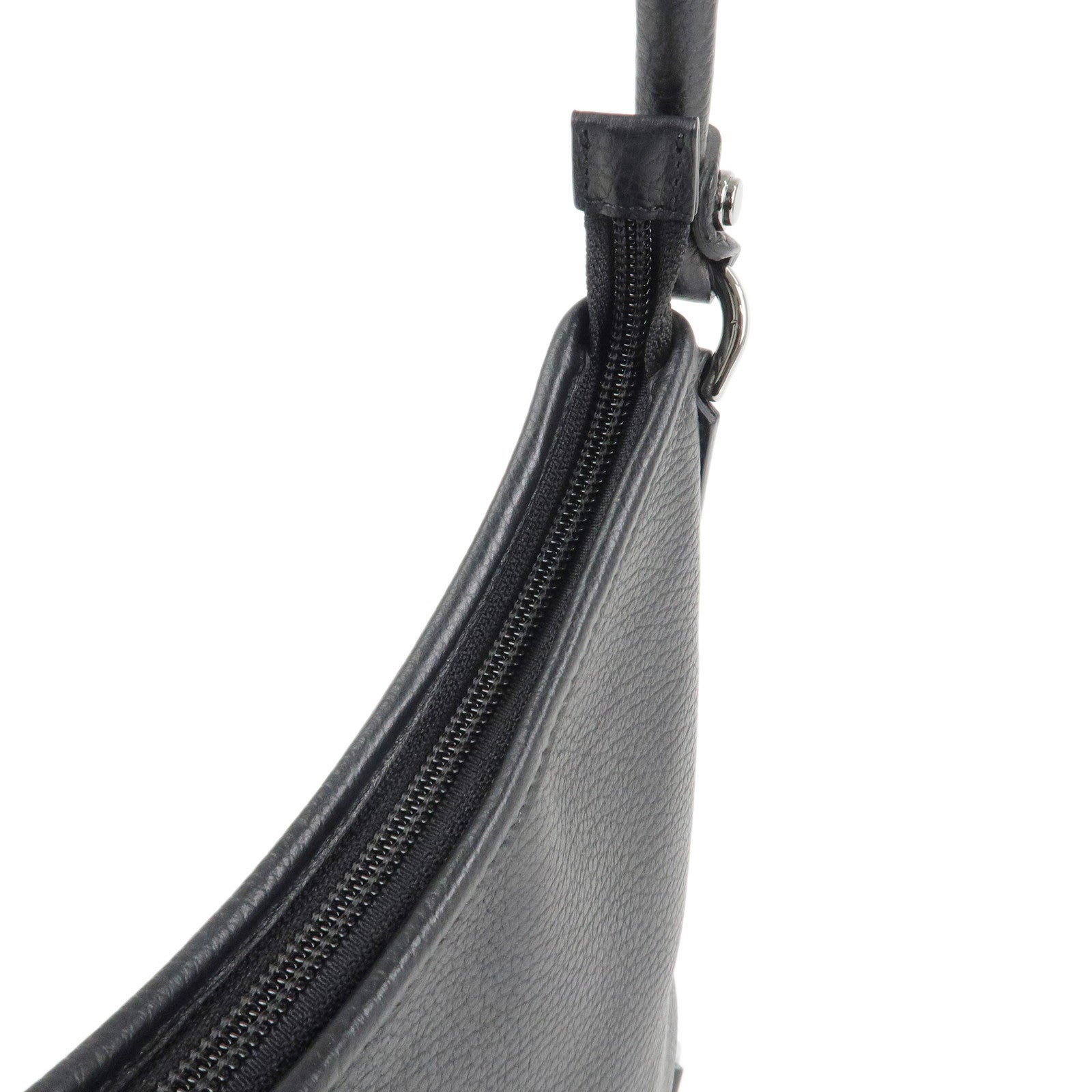 GUCCI Abbey Leather Shoulder Bag Hand Bag Black 268637Used F/S Used