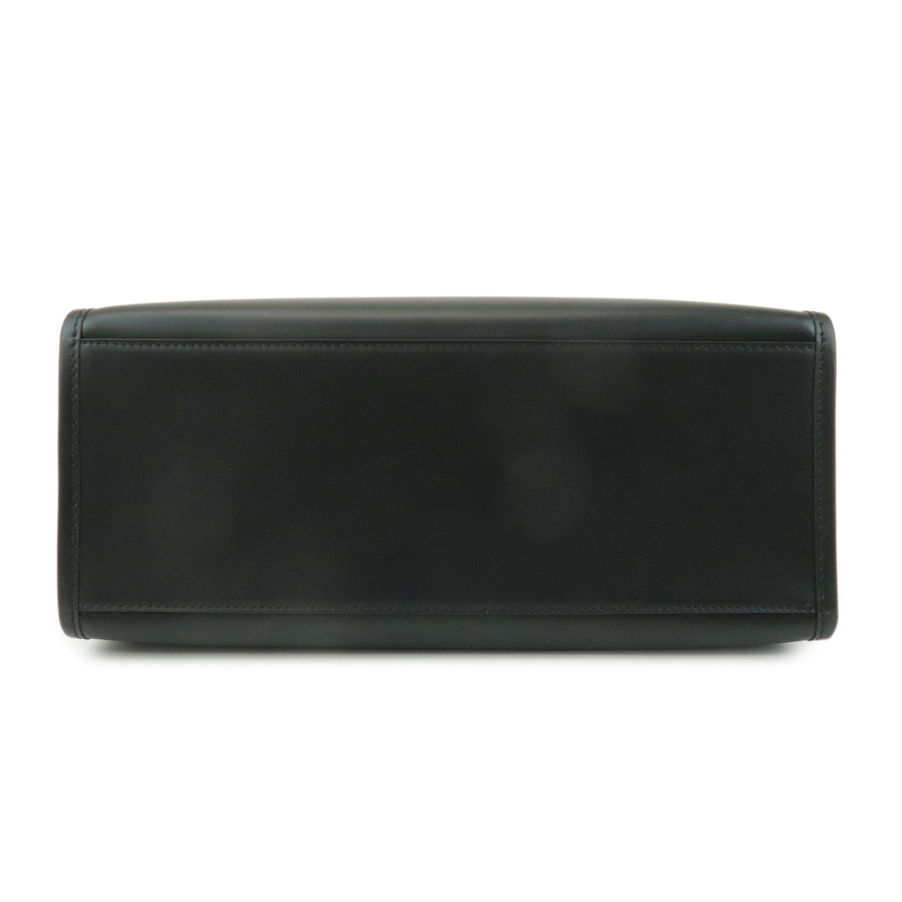 FENDI Leather Sunshine Medium 2Way Tote Bag Hand Bag Black 8BH386 Used