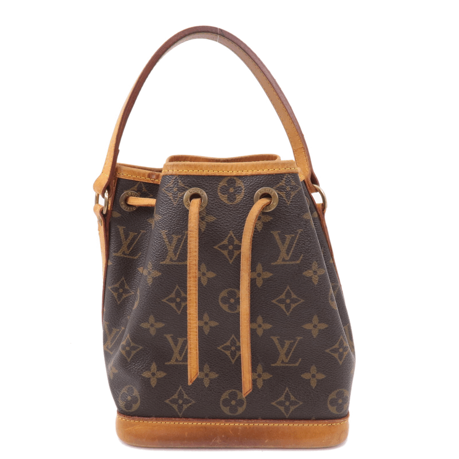 Louis Vuitton, Bags, Louis Vuitton Monogram Mini Noe Hand Bag M42227 Lv  Auth 3684