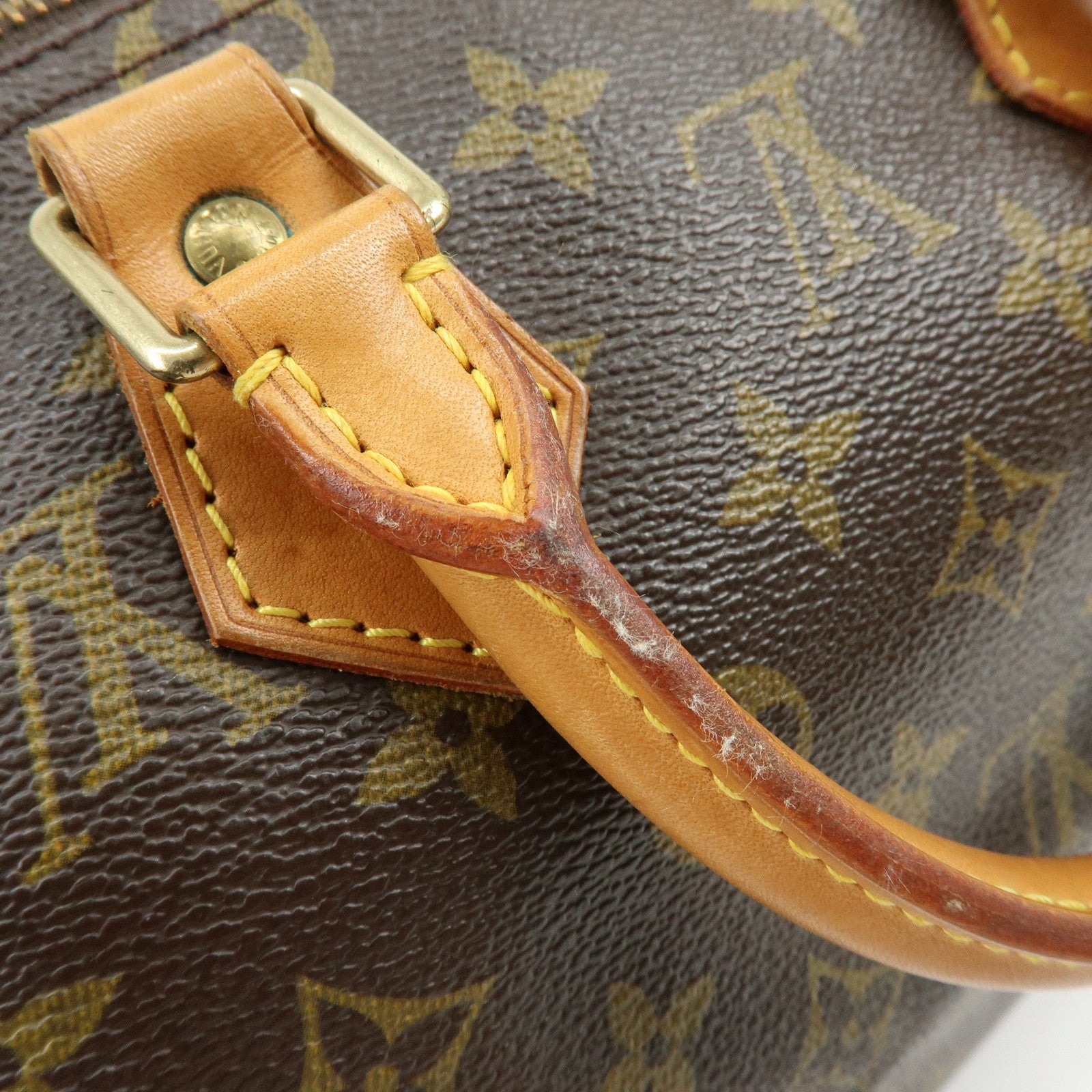 Louis Vuitton Monogram Speedy 25 Boston Bag Hand Bag Brown M41528