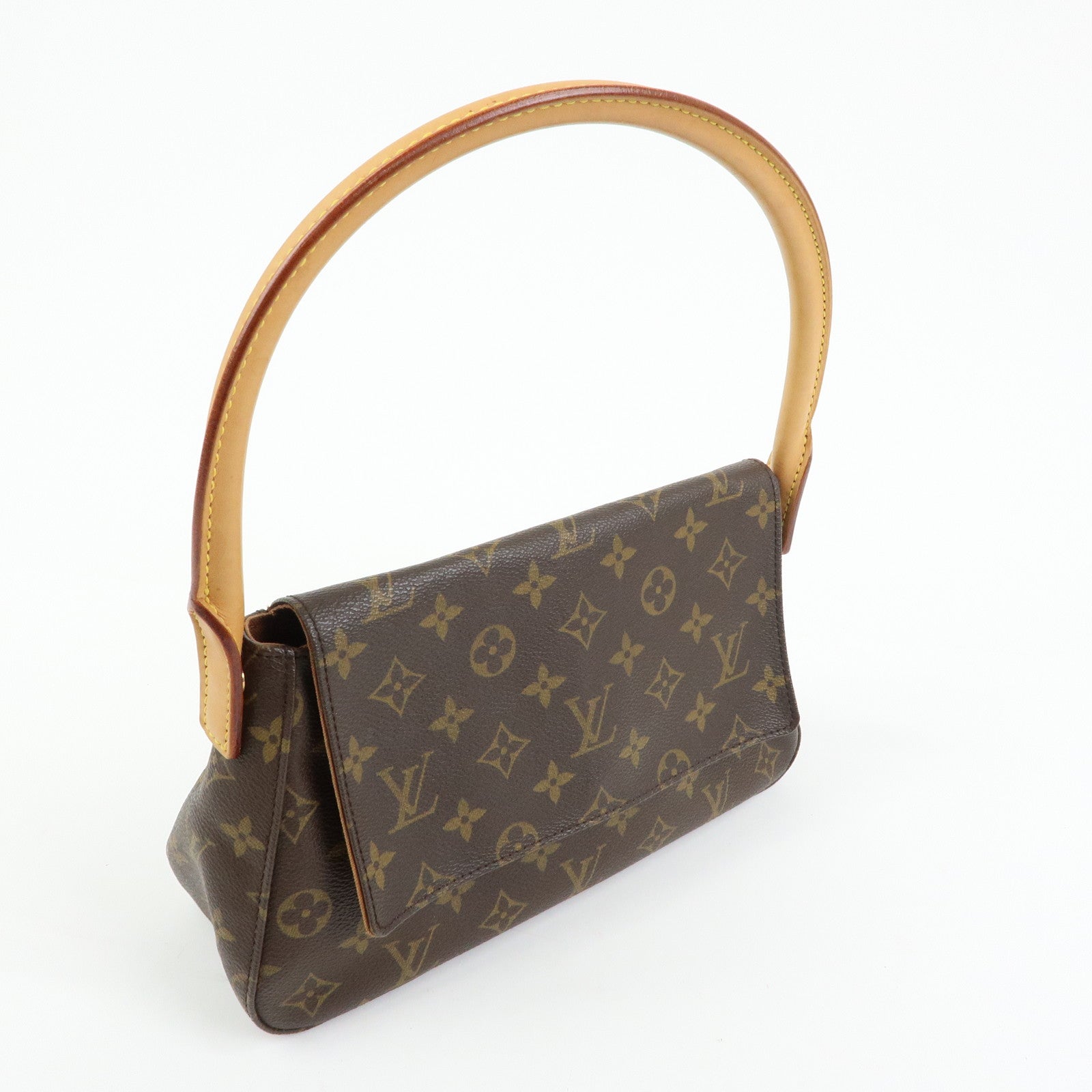 Louis Vuitton Monogram Mini Looping Shoulder Bag Brown M51147