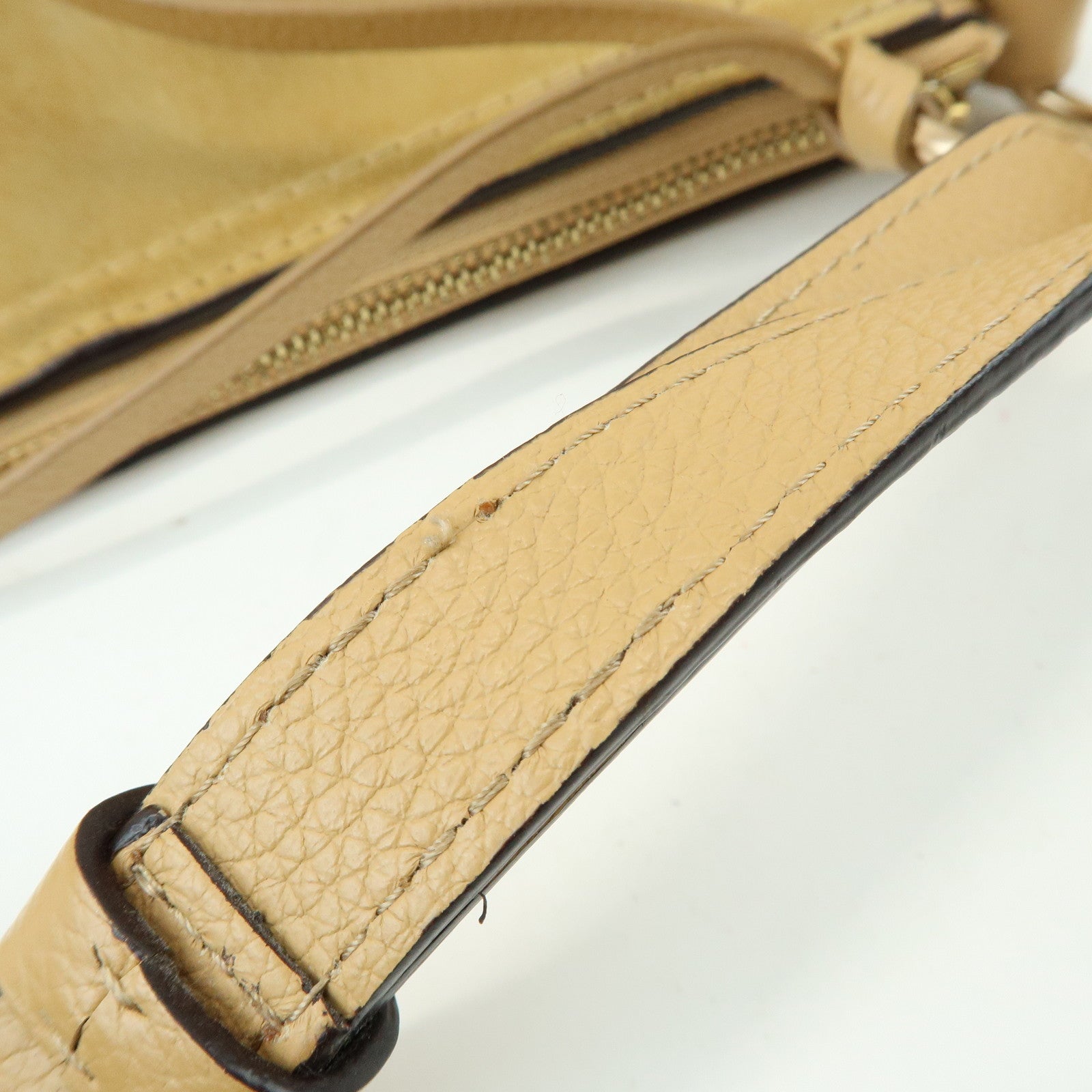 Chloe See by Chloe Joan Leather Suede 2Way Bag Hand Bag Beige