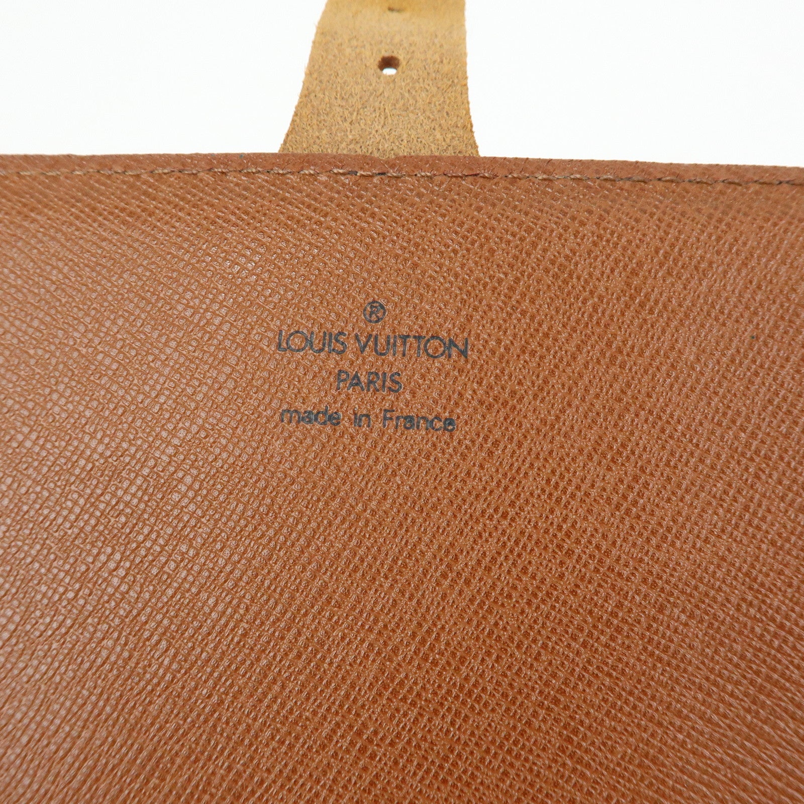 Louis Vuitton Monogram Cartouchiere MM Shoulder Bag Brown M51253