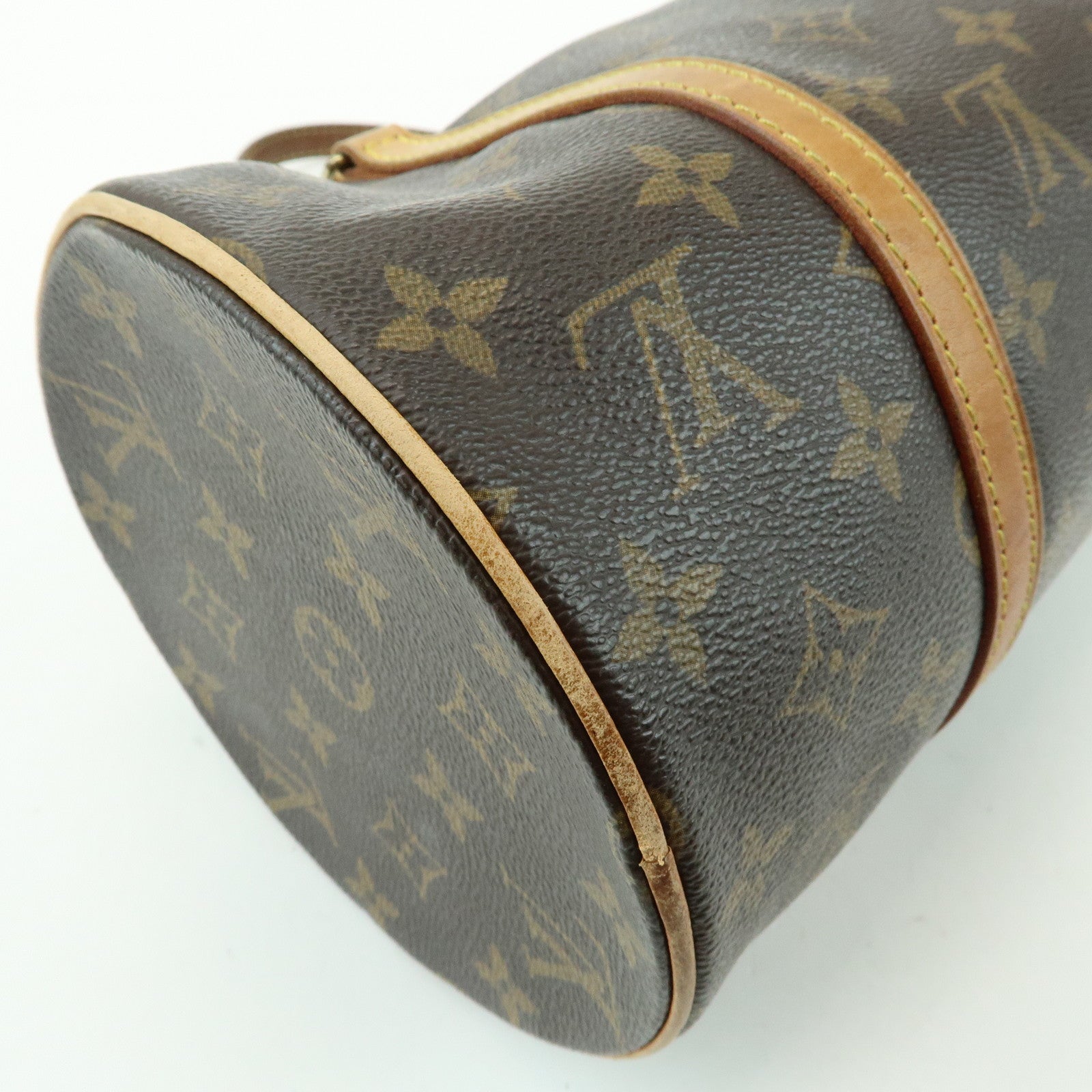 Louis Vuitton Monogram Papillon 30 Canvas Hand Bag Brown M51385