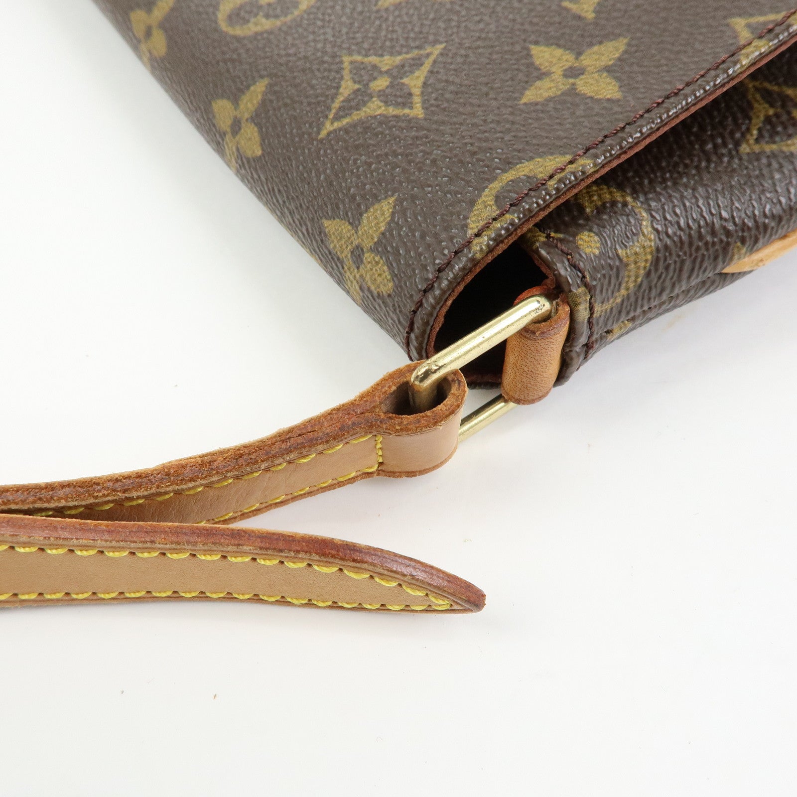 Louis Vuitton Monogram Musette Tango Short Shoulder Bag Brown M51257