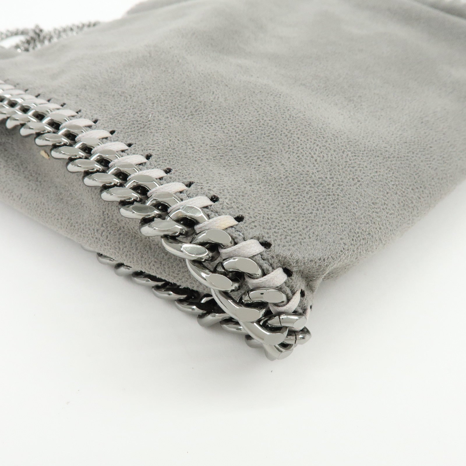 STELLA MCCARTNEY Falabella Faux Leather 2Way Bag Grey 371223