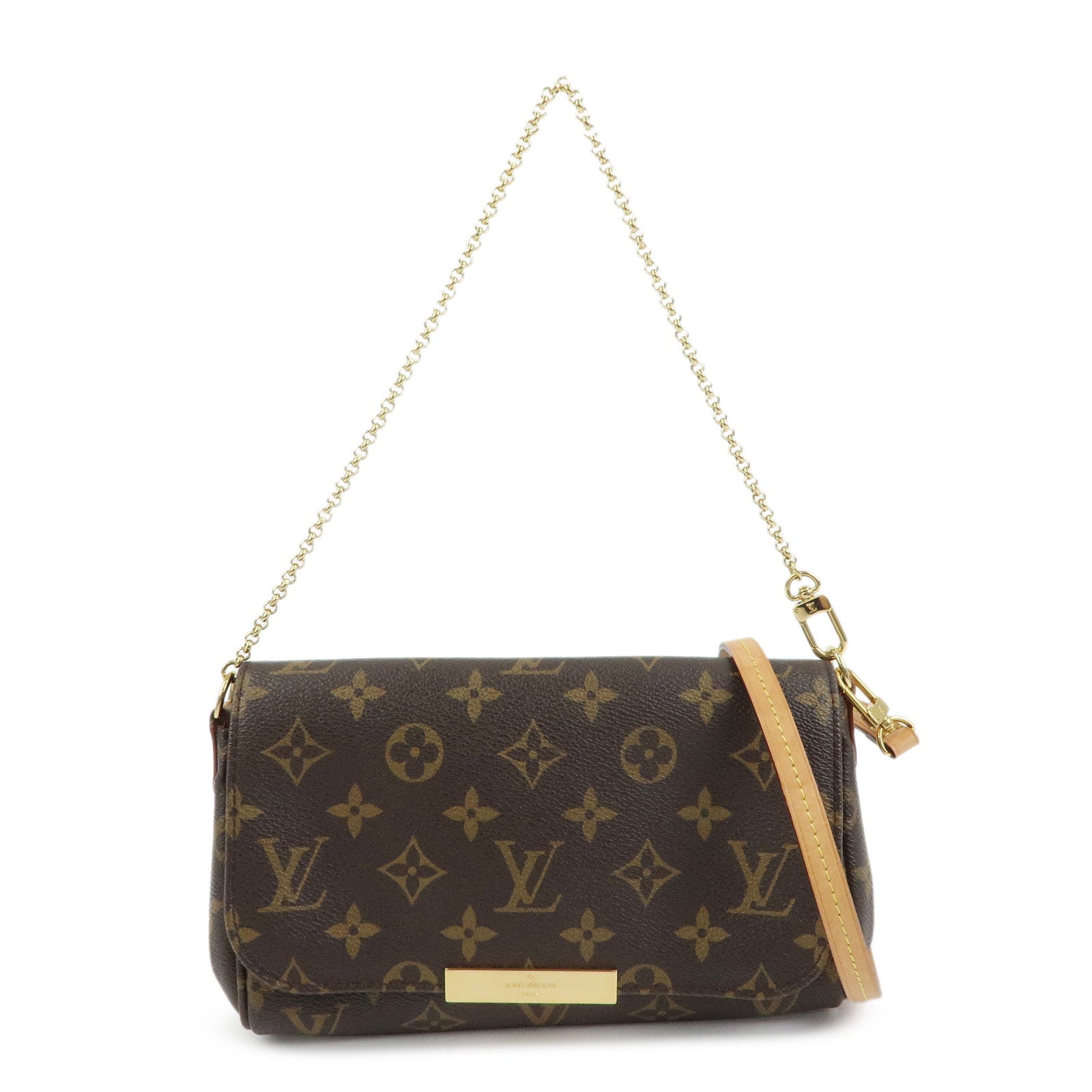 Louis Vuitton Monogram Favorite PM 2Way Shoulder Bag Brown M40717