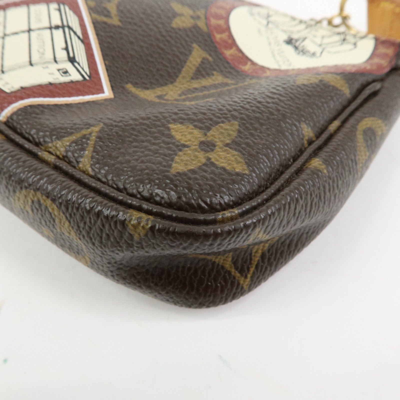 Louis Vuitton Monogram Mini Pochette Accessoire Patch Brown M95804