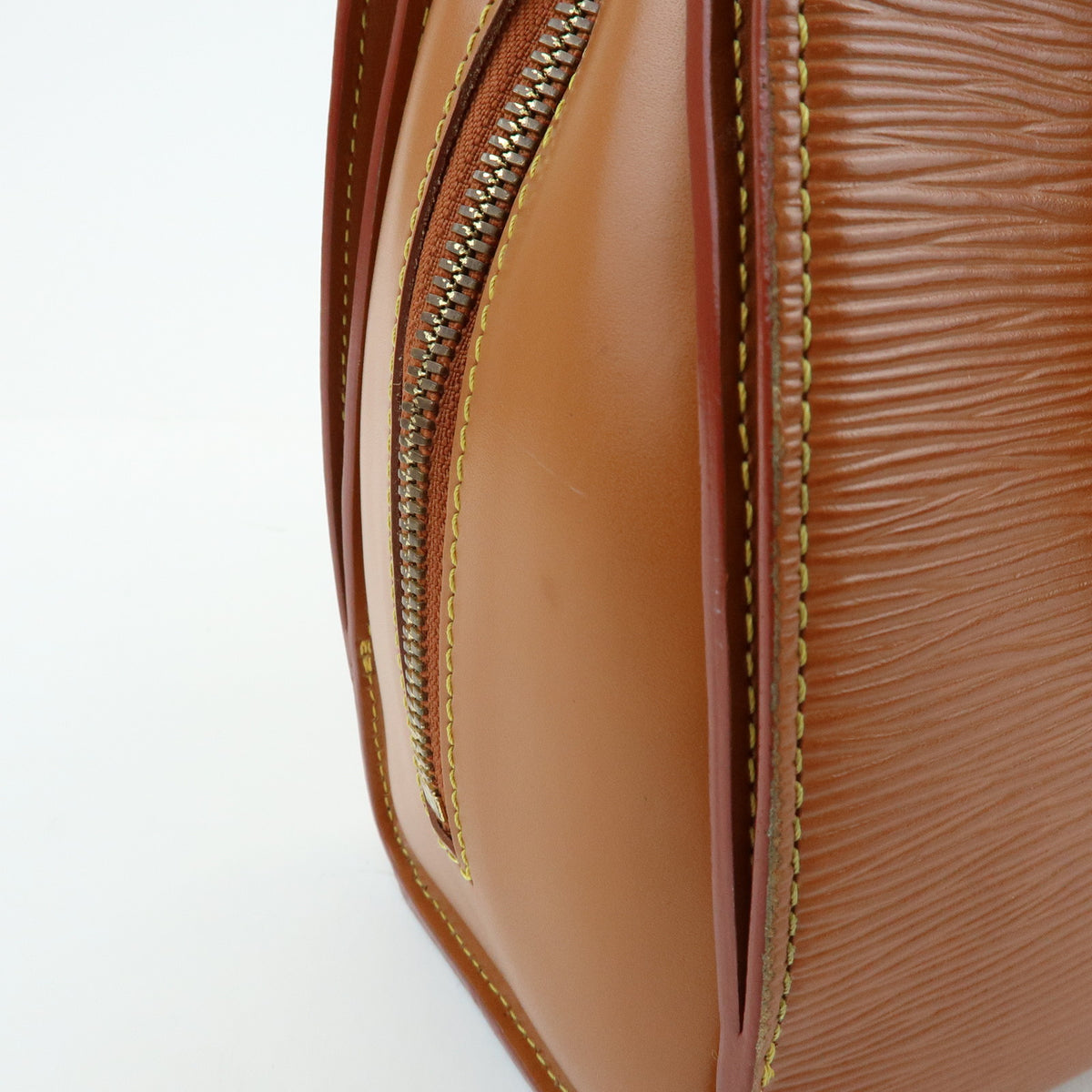 Louis Vuitton Epi Pont Neuf Leather Hand Bag Zipang Gold M52058