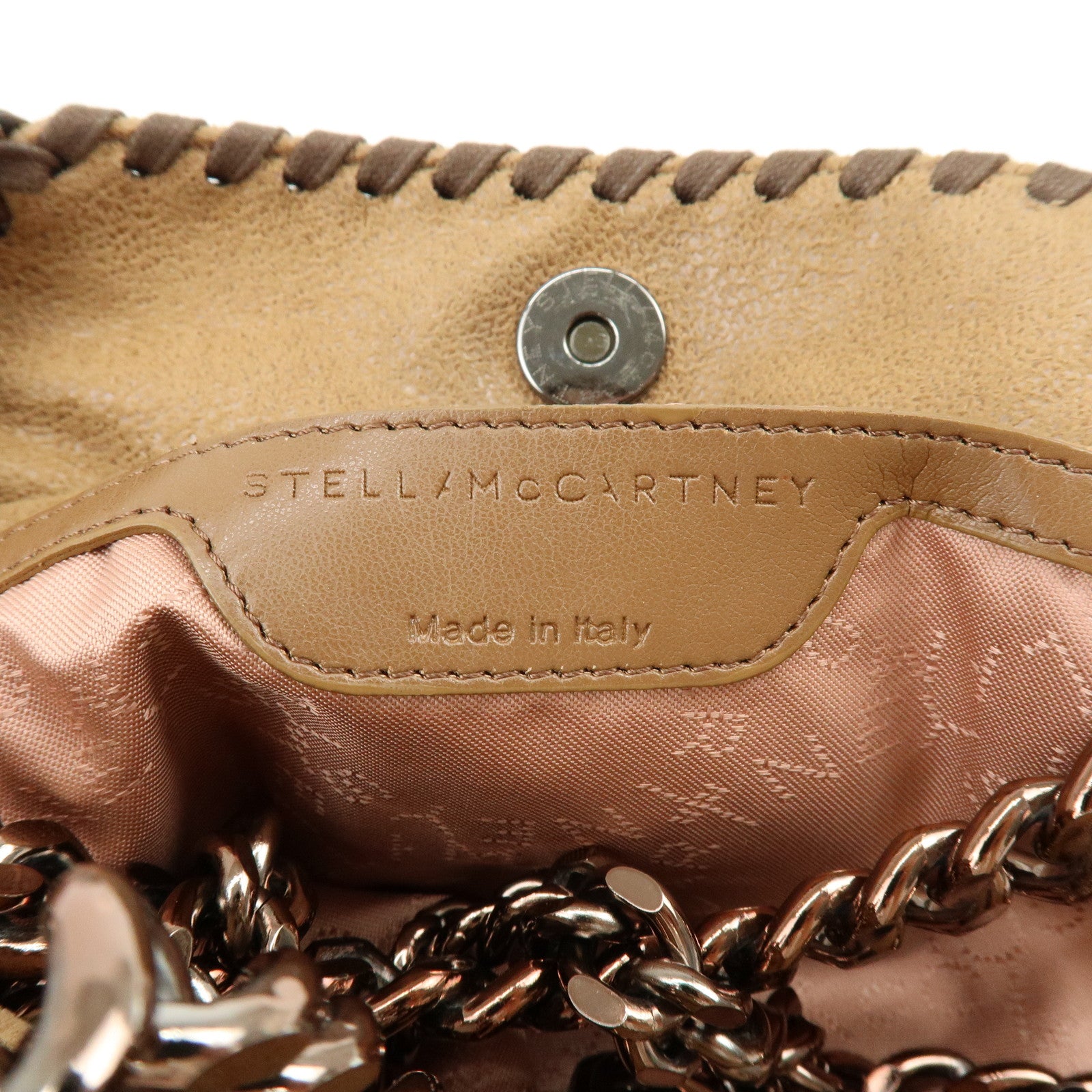 STELLA MCCARTNEY Falabella Faux Leather 2Way Bag Brown 371223