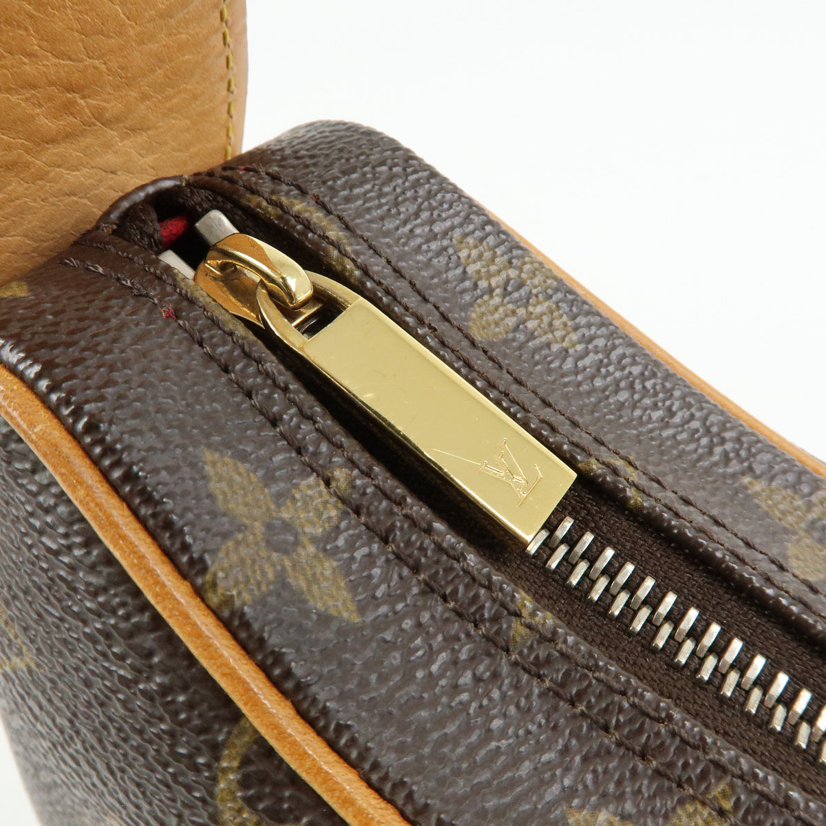 Louis Vuitton Monogram Croissant MM Shoulder Bag Brown M51512