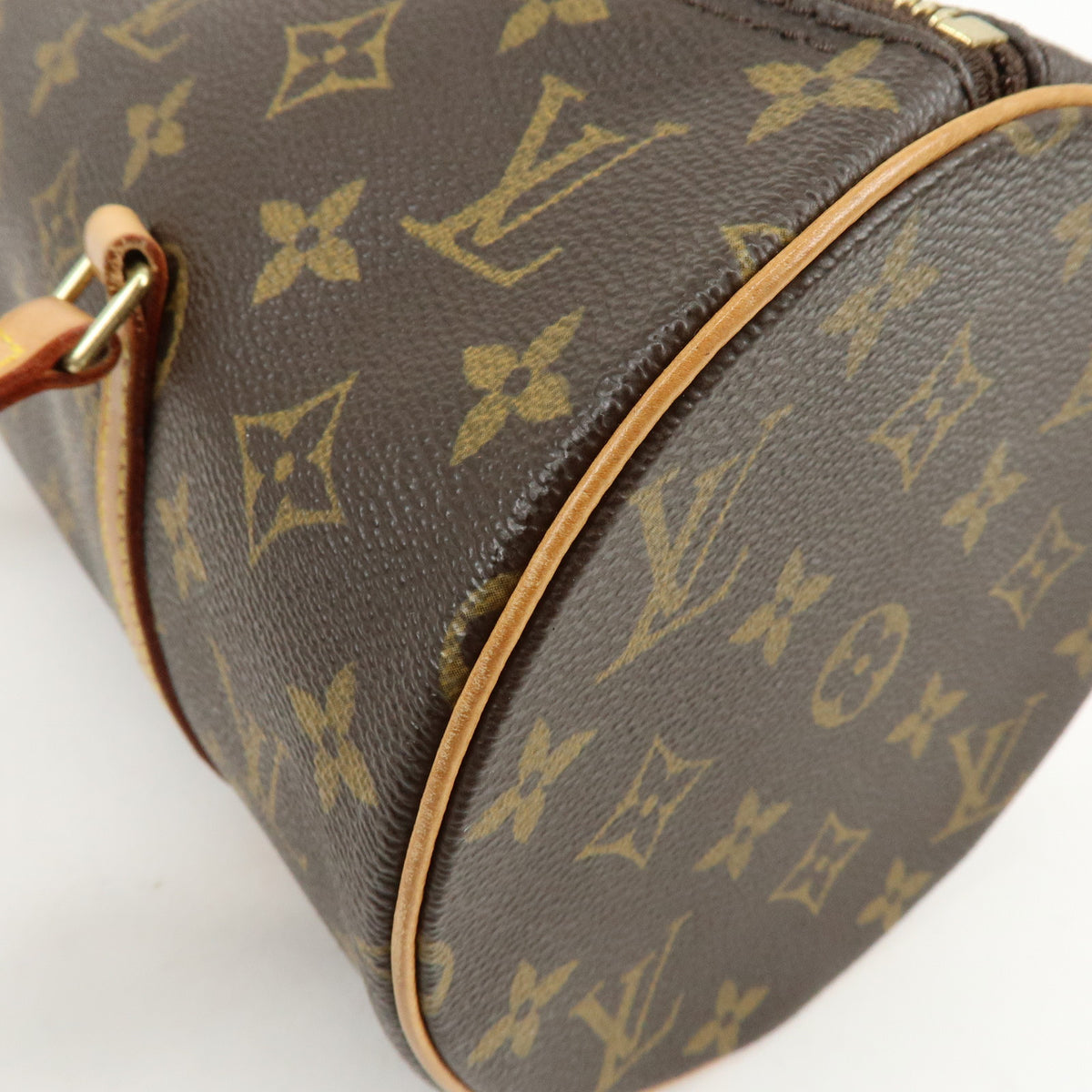 Louis Vuitton Monogram Papillon 30 Hand Bag Brown M51385