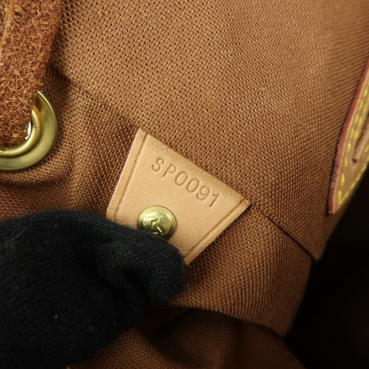 Louis Vuitton Monogram Montsouris MM Backpack Rucksack Brown M51136