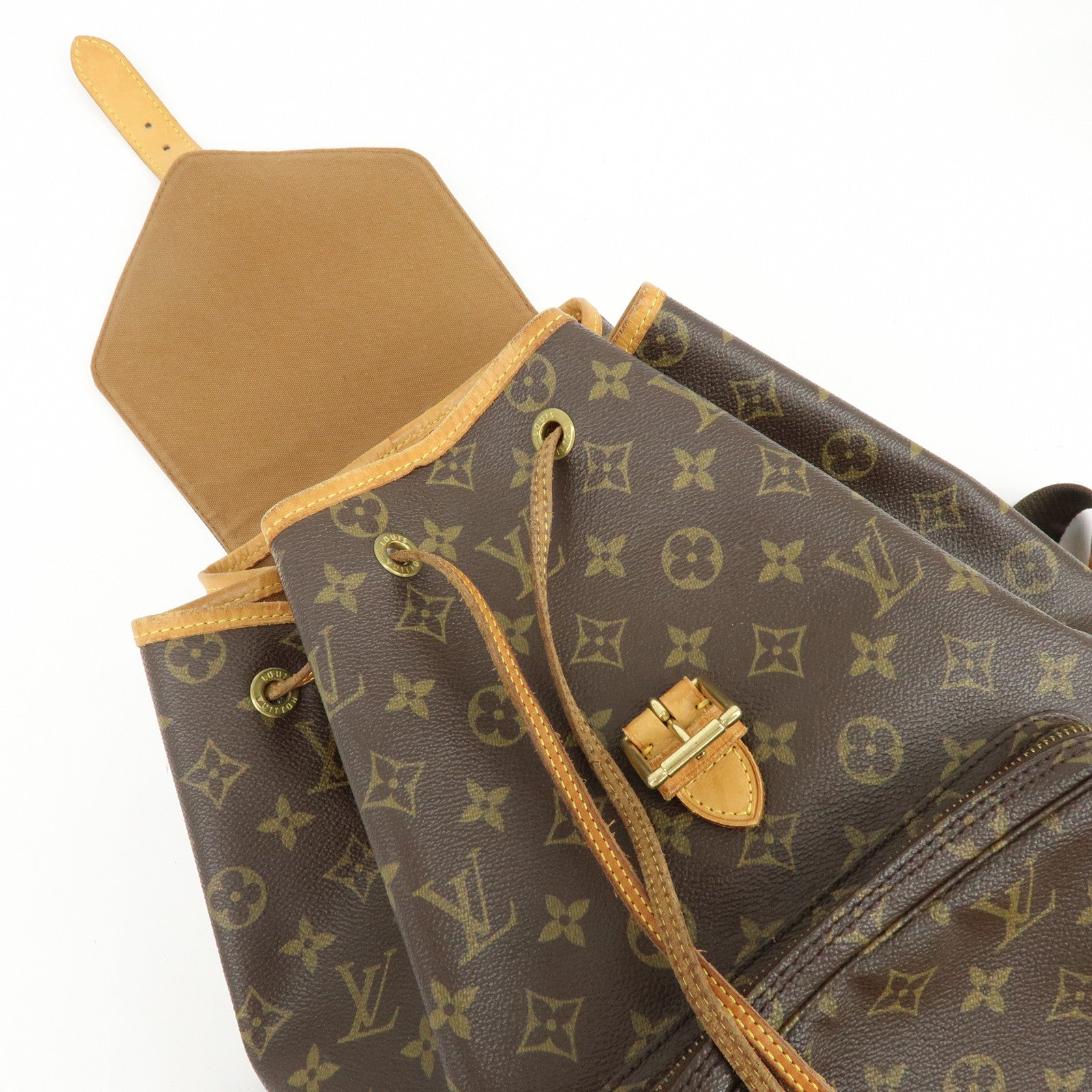 Louis Vuitton Monogram Montsouris GM Backpack Brown M51135
