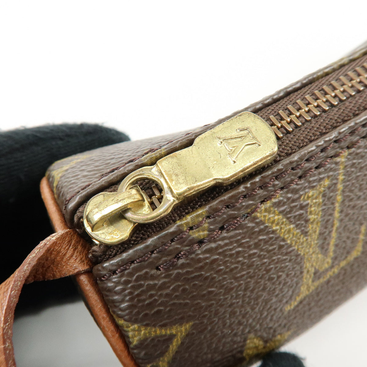 Louis Vuitton Monogram Mini Pouch for Papillon Bag Brown