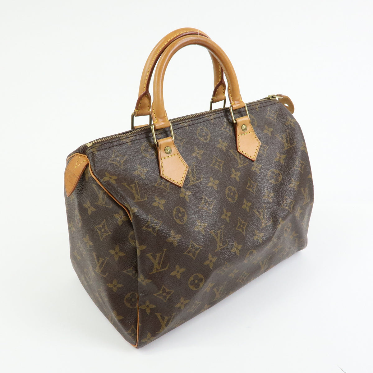 Louis Vuitton Monogram Speedy 30 Boston Bag Hand Bag Brown M41526