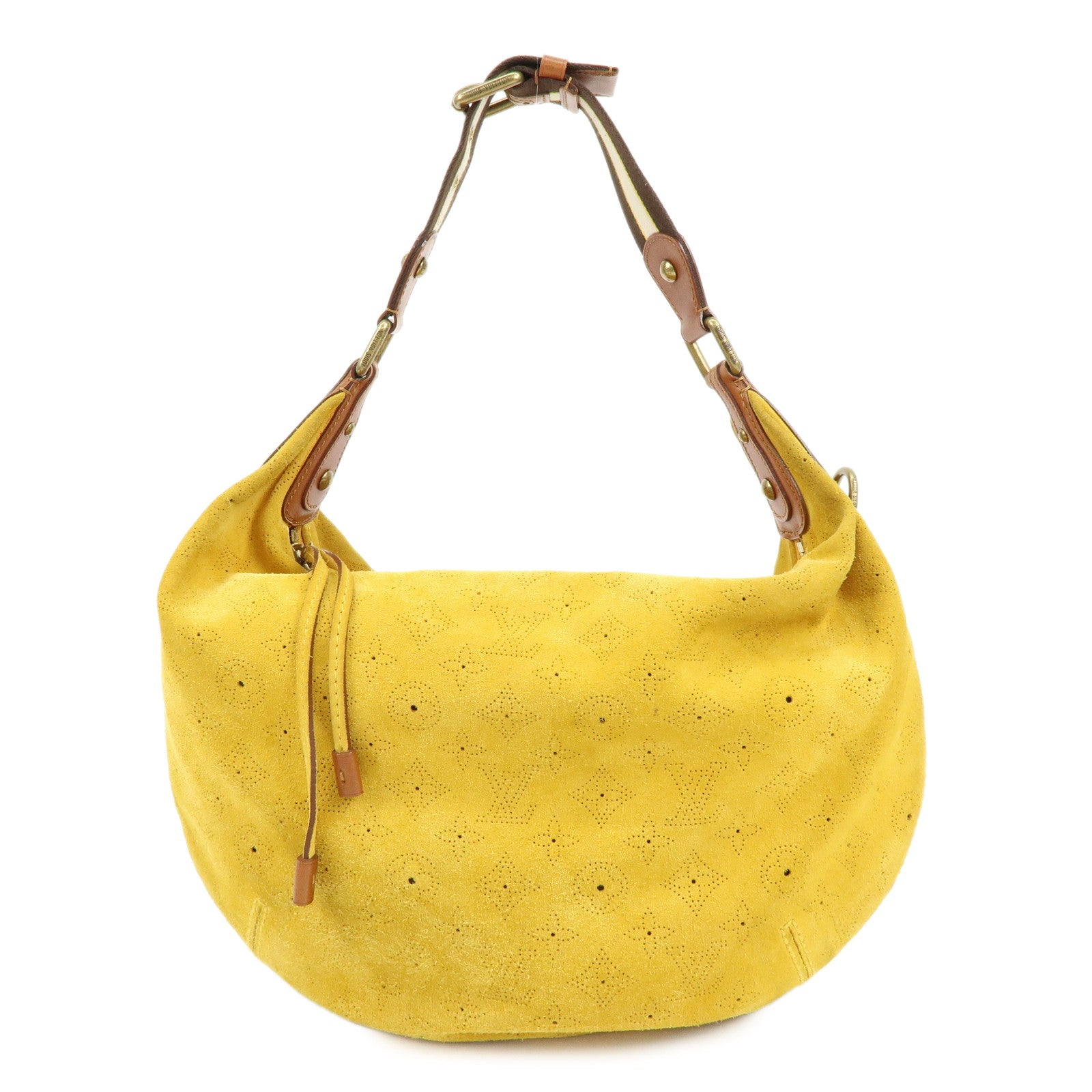 Louis Vuitton Monogram Mahina Onata GM Shoulder Bag Yellow M95118