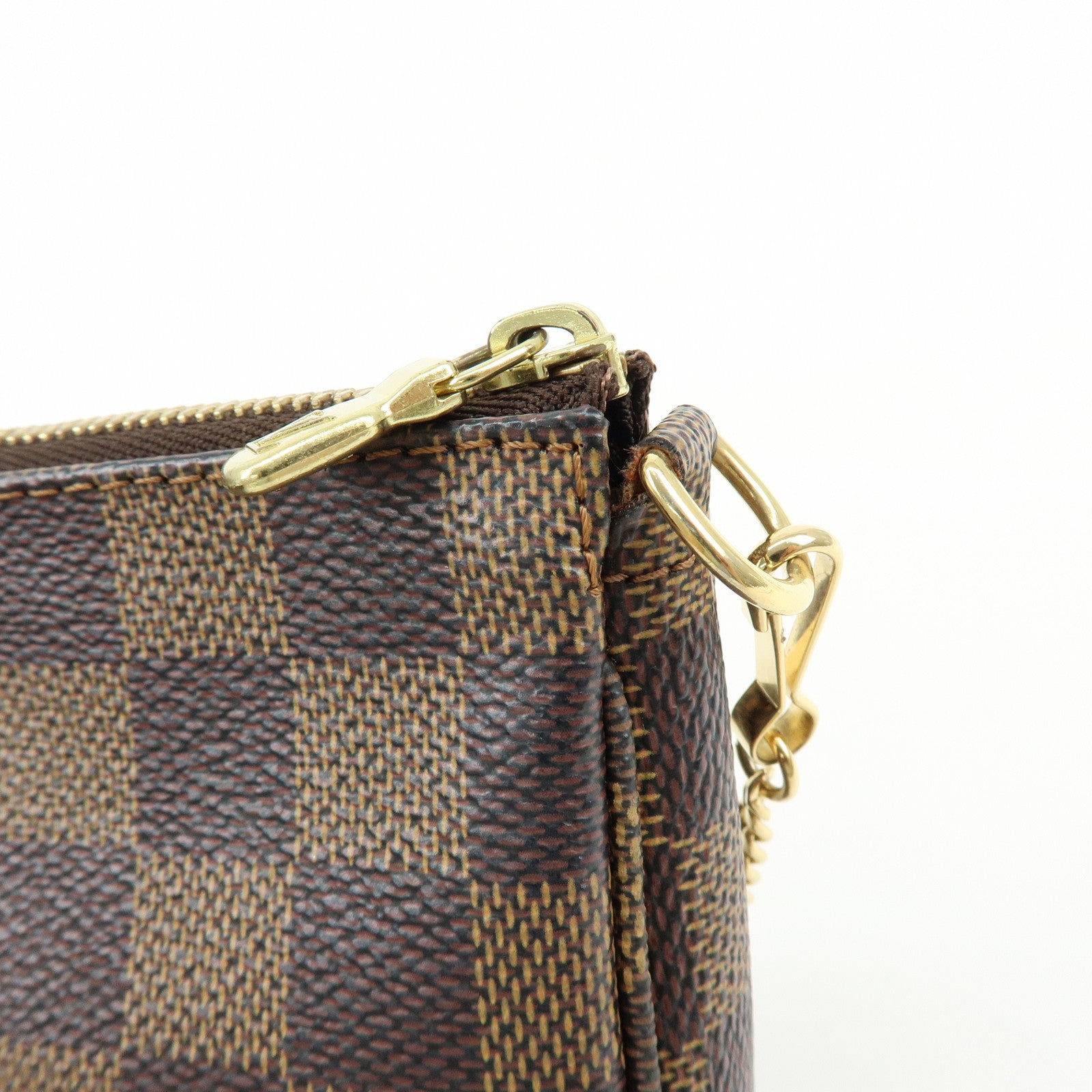 Louis Vuitton Damier Ebene Mini Pochette Accessoires Hand Bag