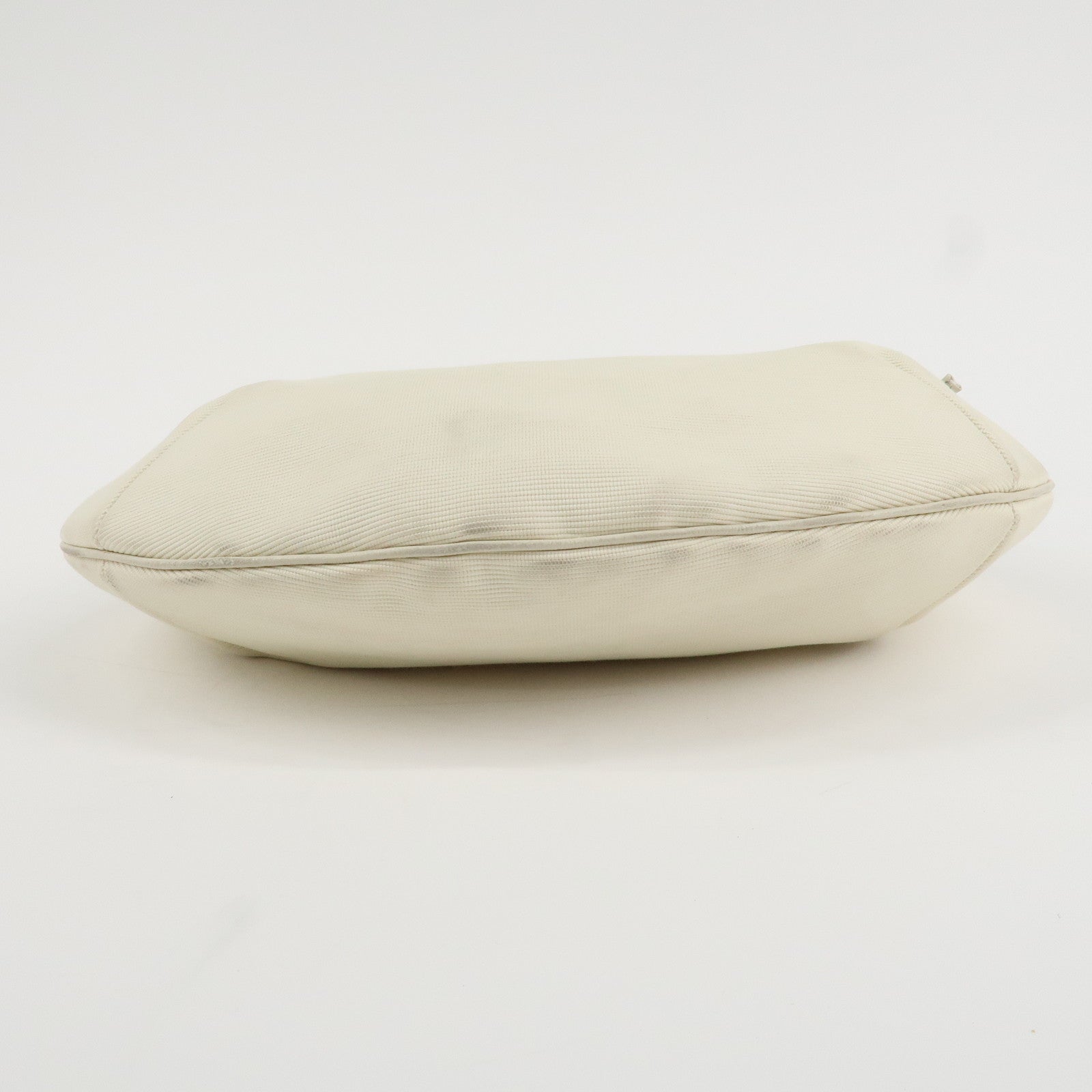 GUCCI Canvas Leather Hobo Bag Shoulder Bag Hand Bag Ivory 106293 Used