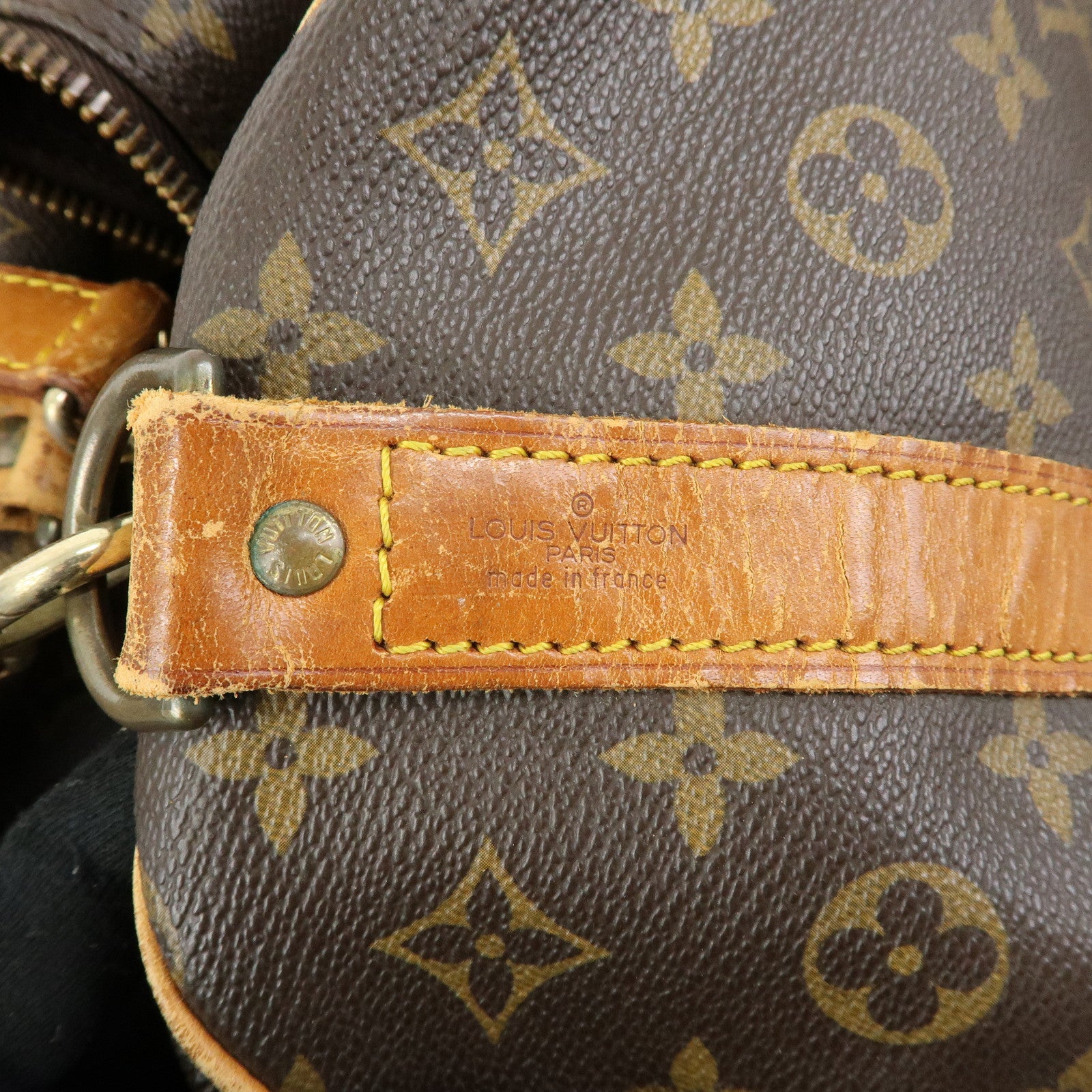 Louis Vuitton Monogram Keep All Bandouliere 60 Boston Bag M41412
