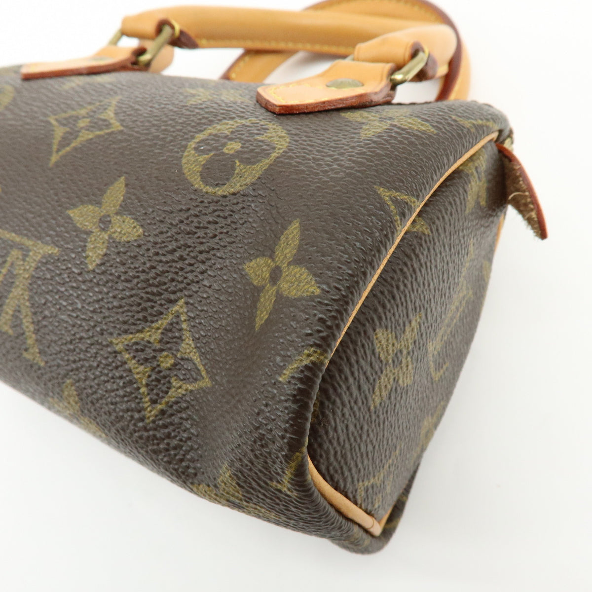 Louis Vuitton Monogram Mini Speedy Hand Bag and Strap M41534 J00109 Lot