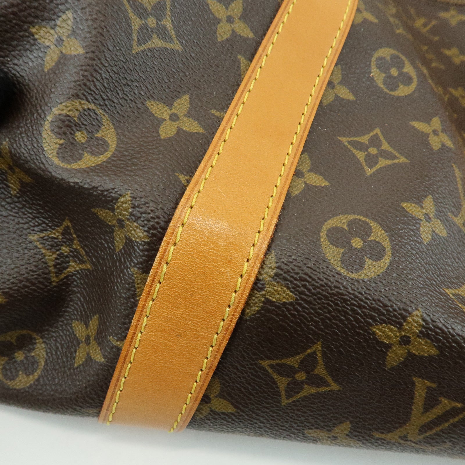 Louis Vuitton Monogram Keep All Bandouliere 60 Bag Brown M41412