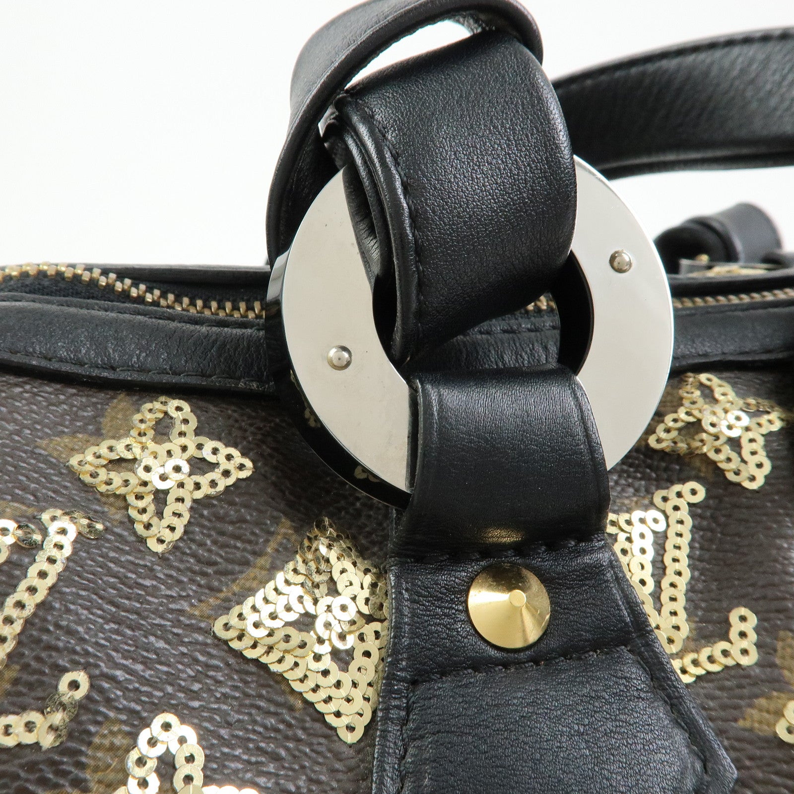 Louis Vuitton Monogram Eclipse Speedy 30 Hand Bag Noir M40244