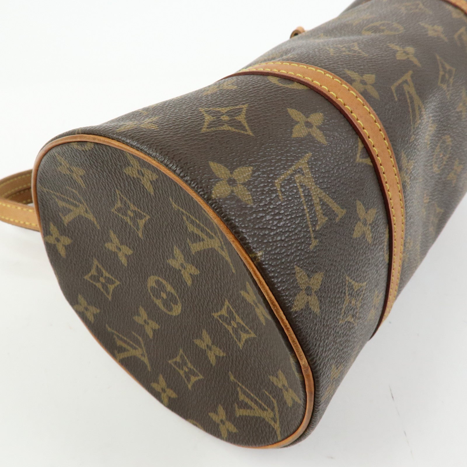 Louis Vuitton Monogram Papillon 30 Hand Bag Brown M51385