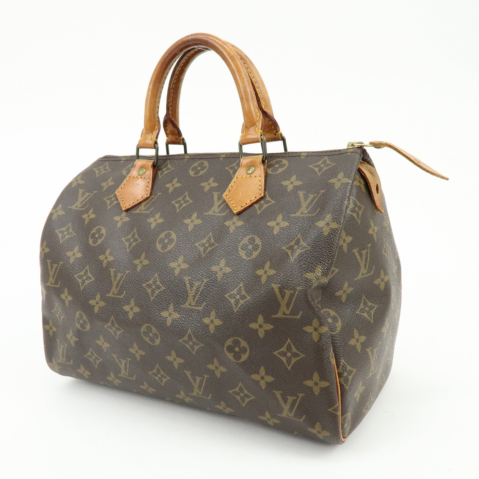 Louis Vuitton Monogram Speedy 30 Boston Bag Hand Bag Brown M41526