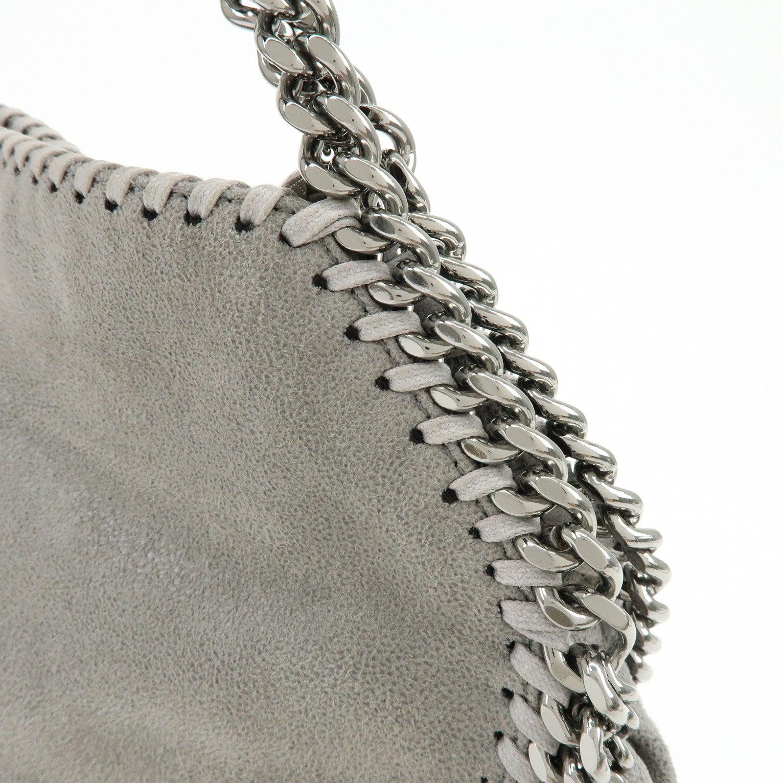 STELLA MCCARTNEY Falabella Faux Leather 2Way Bag Grey 371223