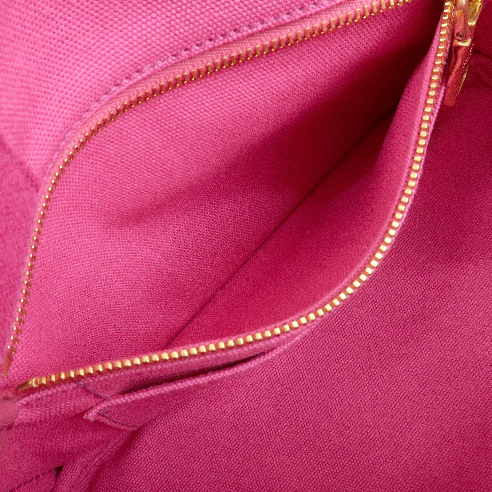 PRADA Triangle Logo Canapa Mini Canvas 2Way Hand Bag Pink B2439G