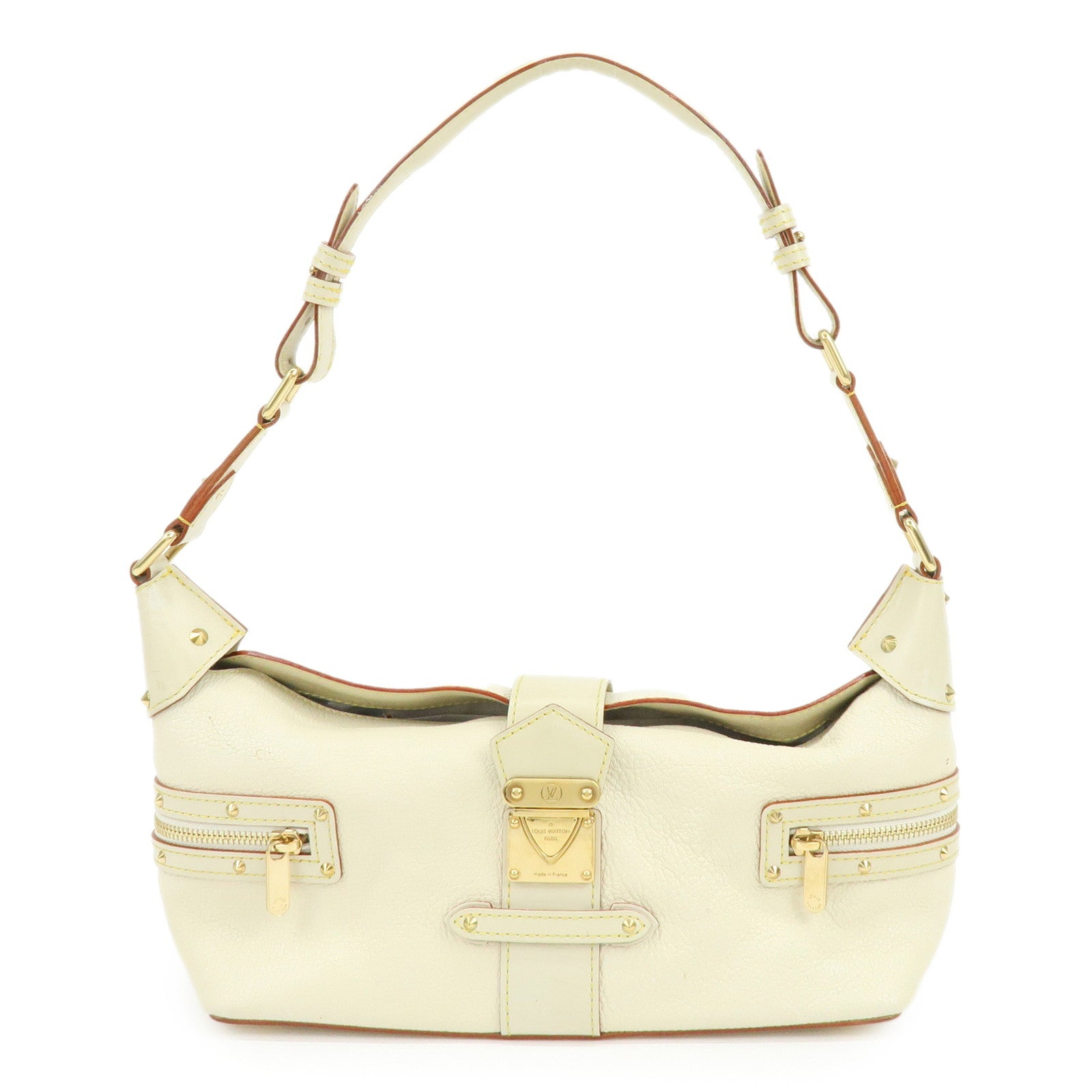 Louis Vuitton Suhari Impetueux Leather Shoulder Bag Blanc M91858