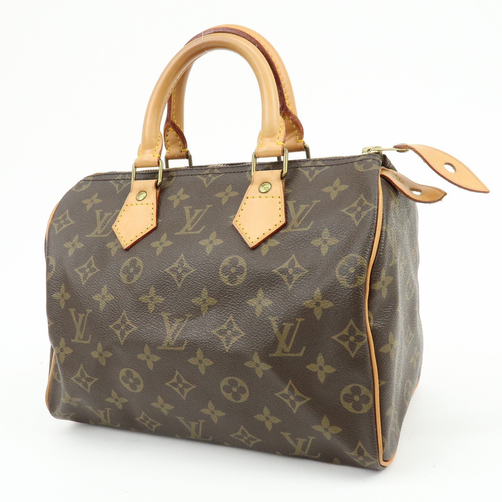 Louis Vuitton Monogram Speedy 25 Boston Bag Hand Bag Brown M41528