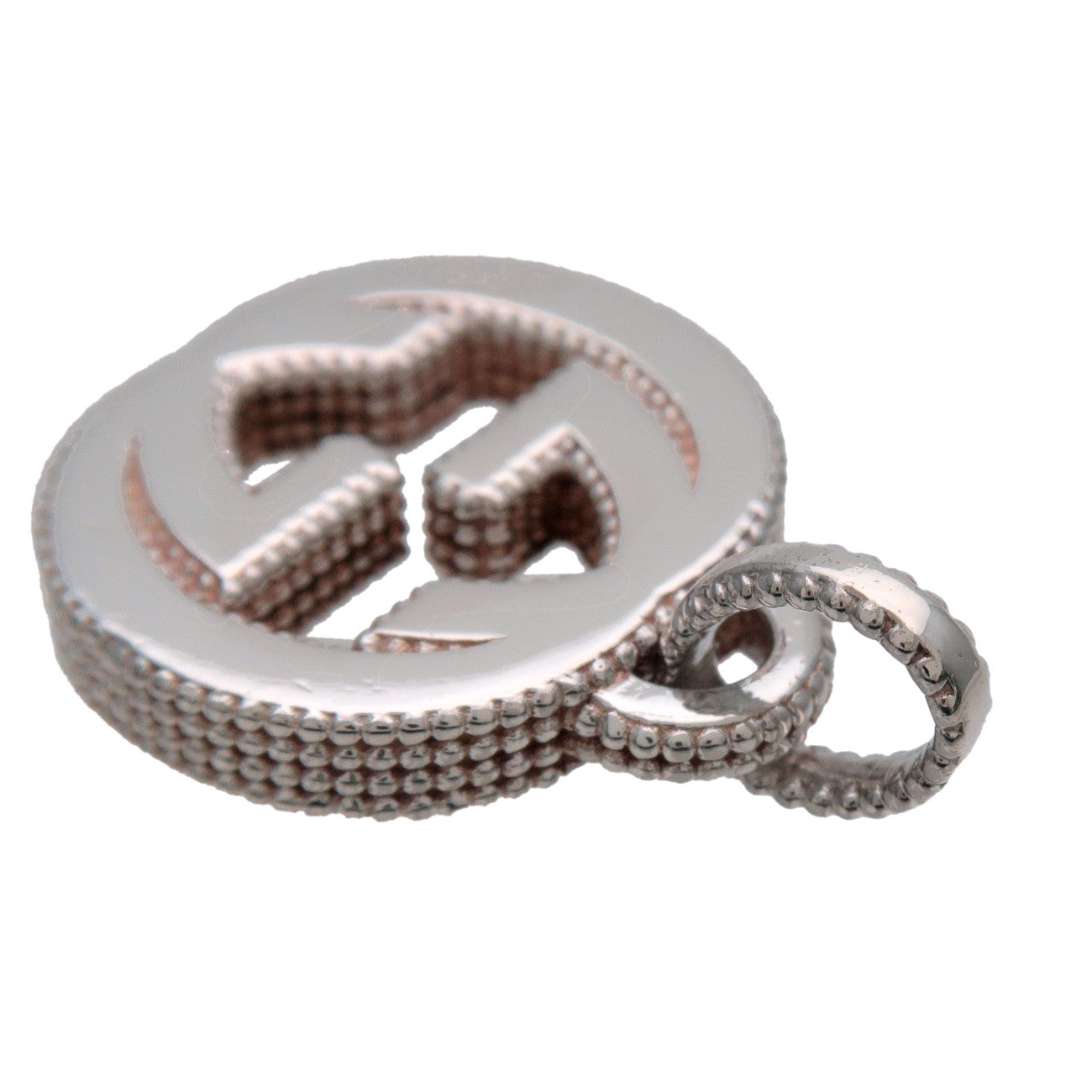 GUCCI Interlocking G Pendant Top SV925 Silver
