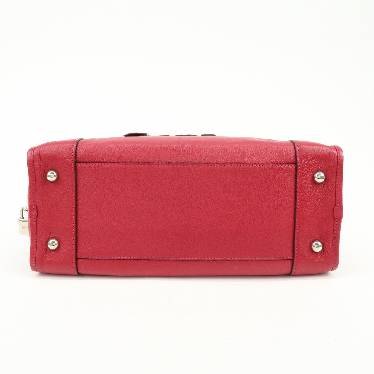 LOEWE Anagram Amazona 36 Hand Bag Boston Bag Wine Red