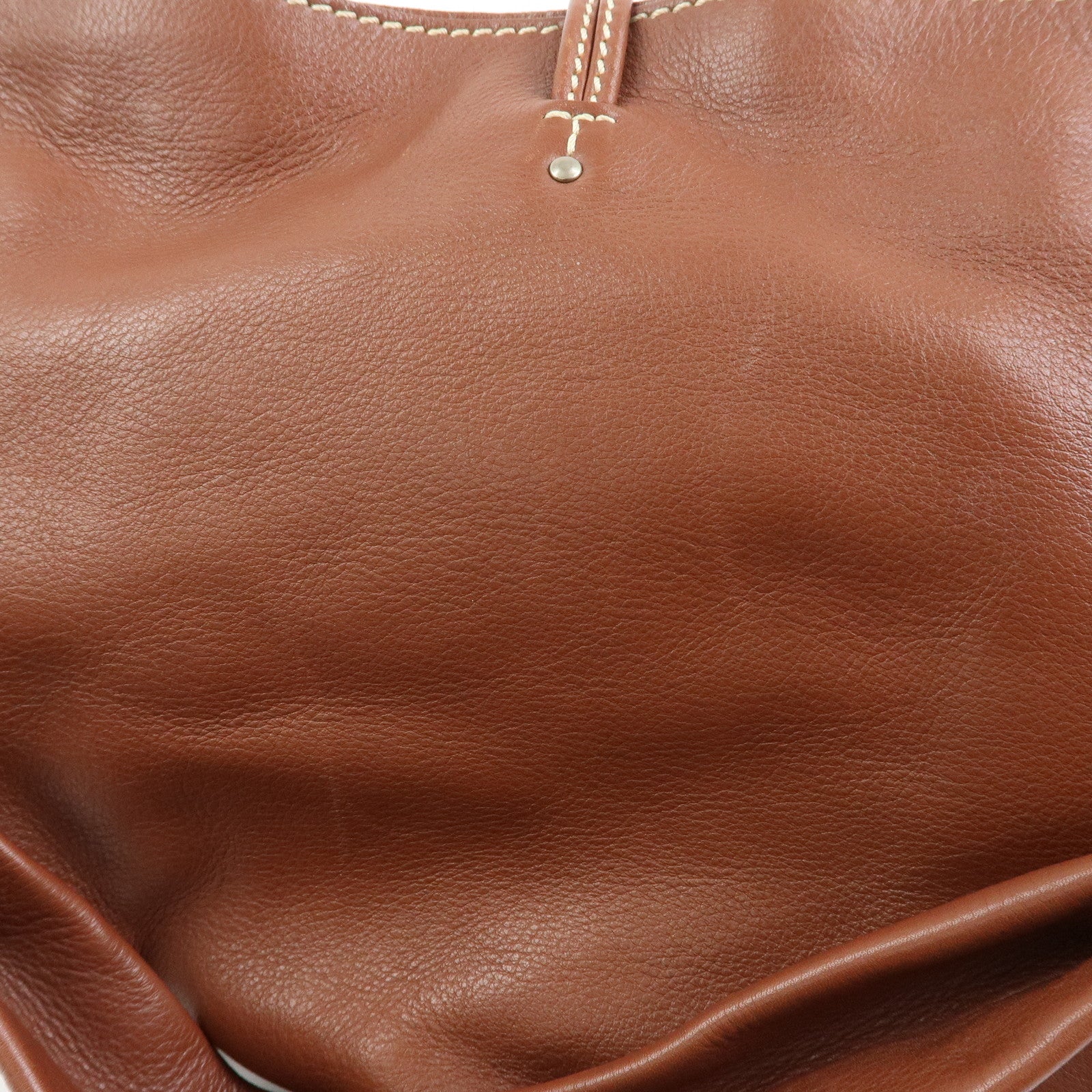 CELINE Bittersweet Leather Shoulder Bag Tote Bag Brown