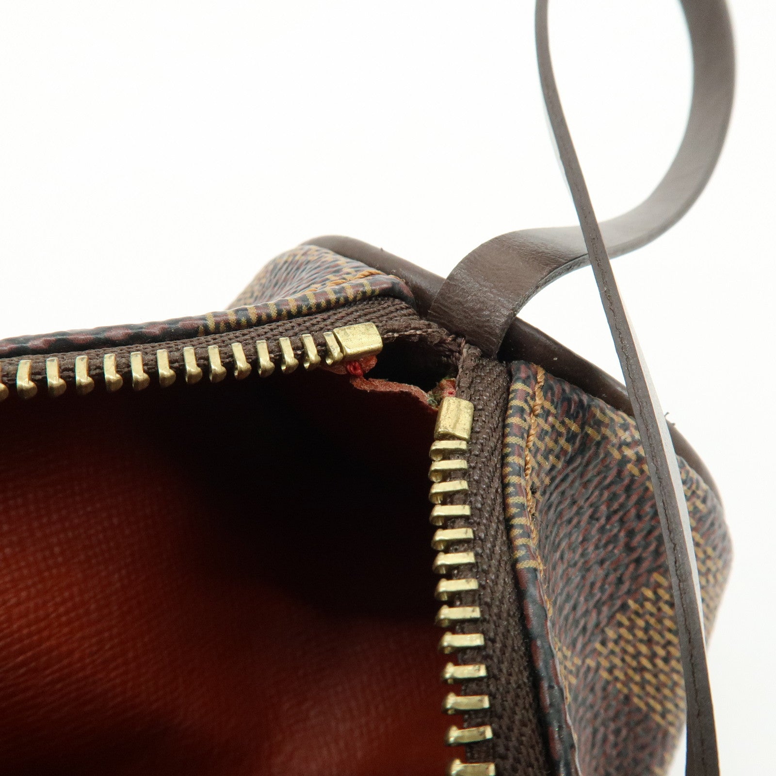 Louis Vuitton Damier Ebene Mini Pouch for Papillon Bag Brown