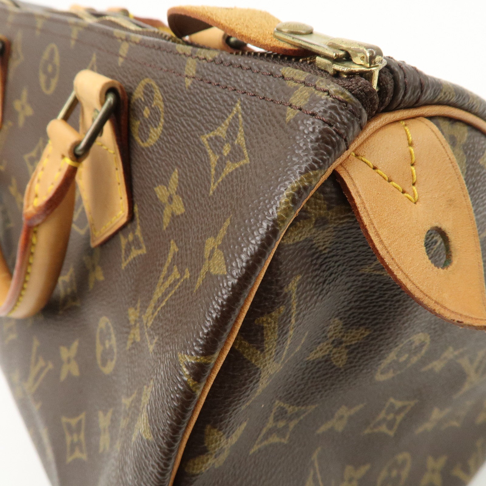 Louis Vuitton Monogram Speedy 30 Hand Bag Boston Bag M41526 Used