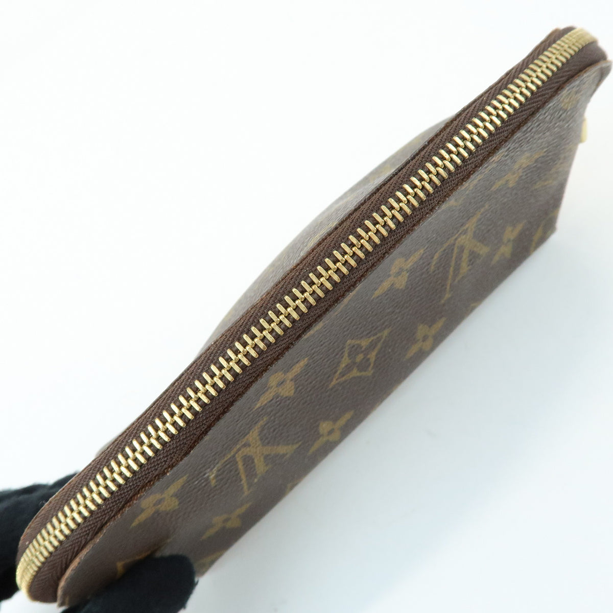 Louis Vuitton Monogram Pochette Cosmetic PM Pouch Brown M47515