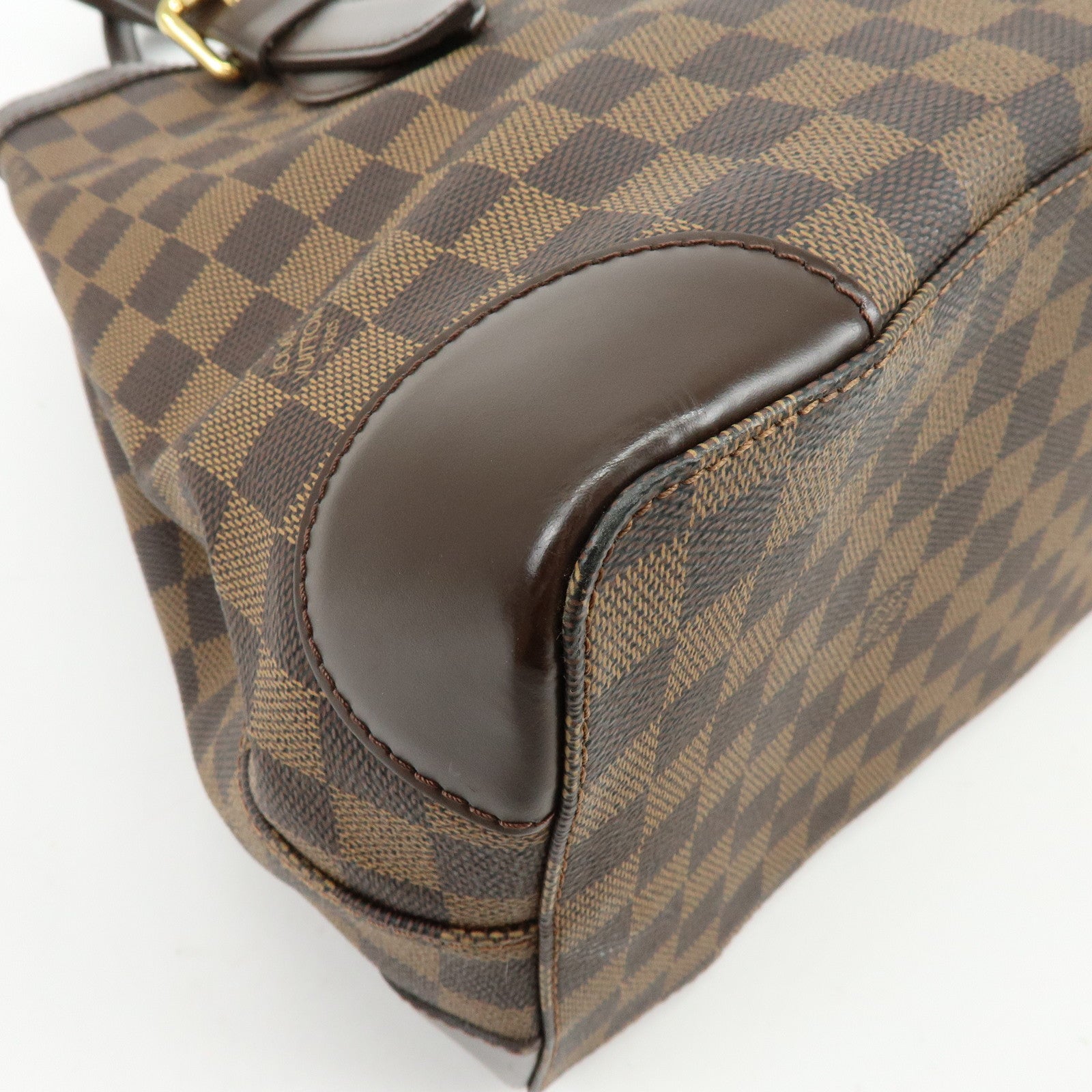 Louis Vuitton Damier Hampstead MM Hand Bag Tote Bag Brown N51204