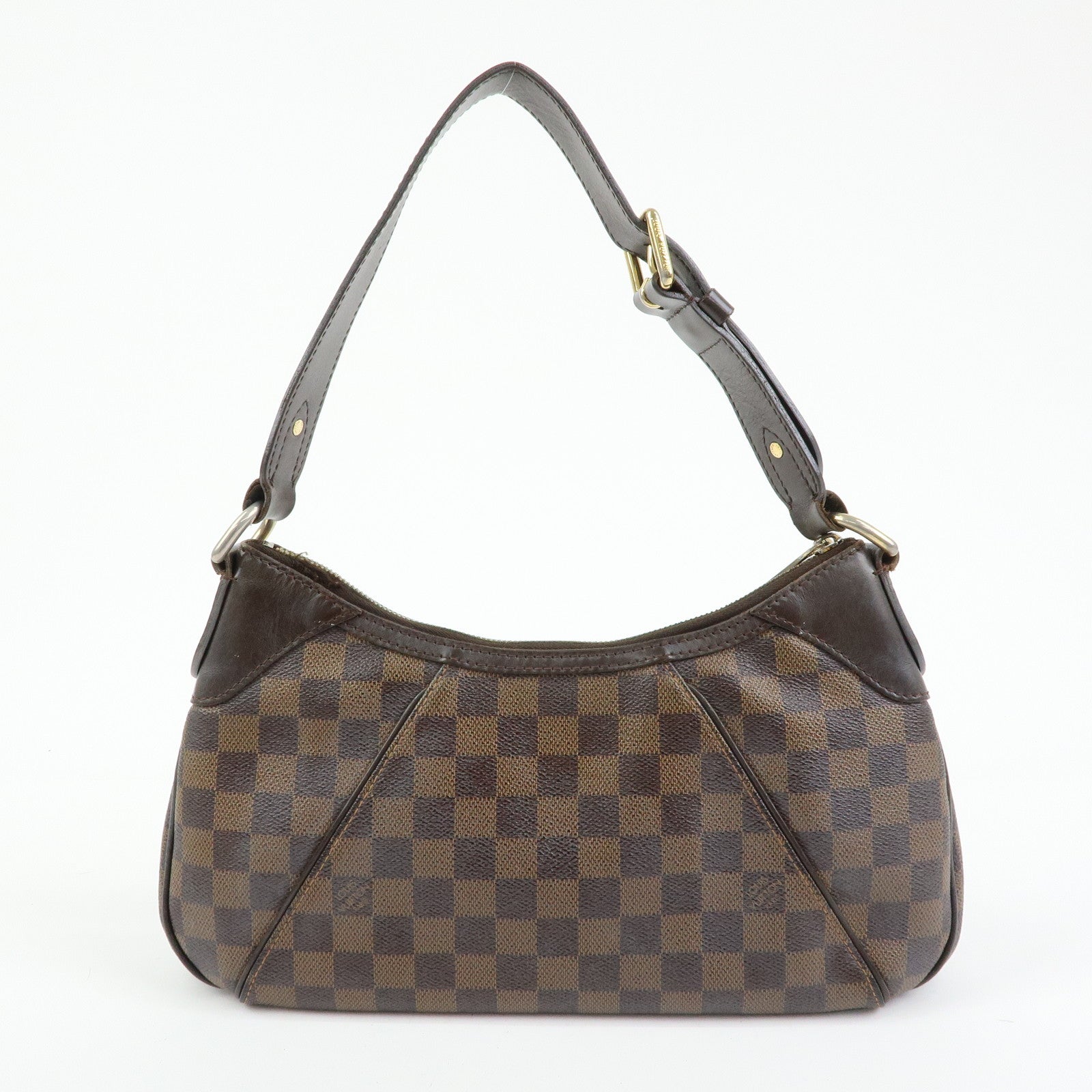 Louis Vuitton Damier Thames PM Canvas Shoulder Bag Hand Bag N48180