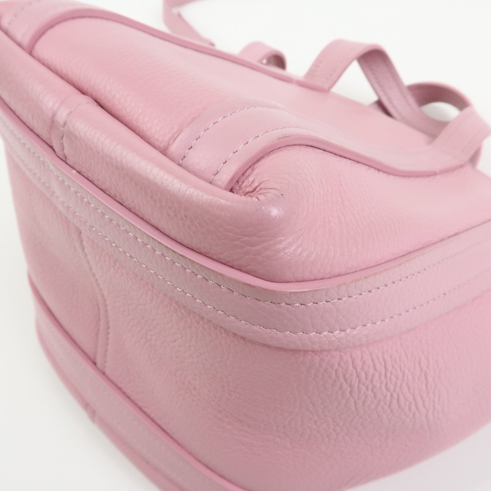 BALENCIAGA Leather EVERYDAY XS 2Way bag Hand Bag Shoulder Bag Pink