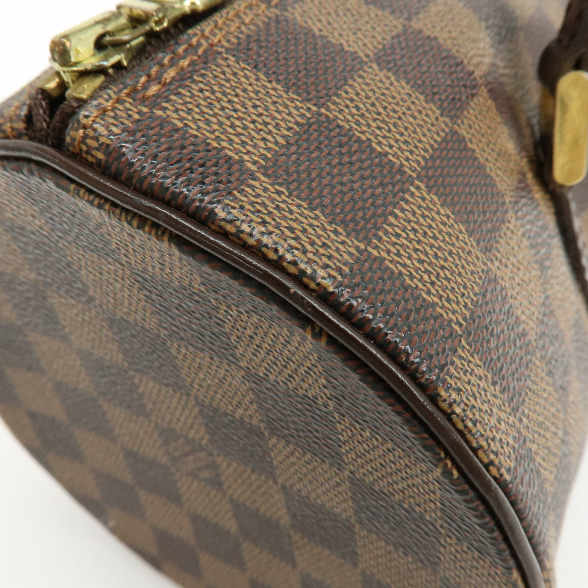 Louis Vuitton Damier Ebene Papillon 30 Hand Bag Brown N51303