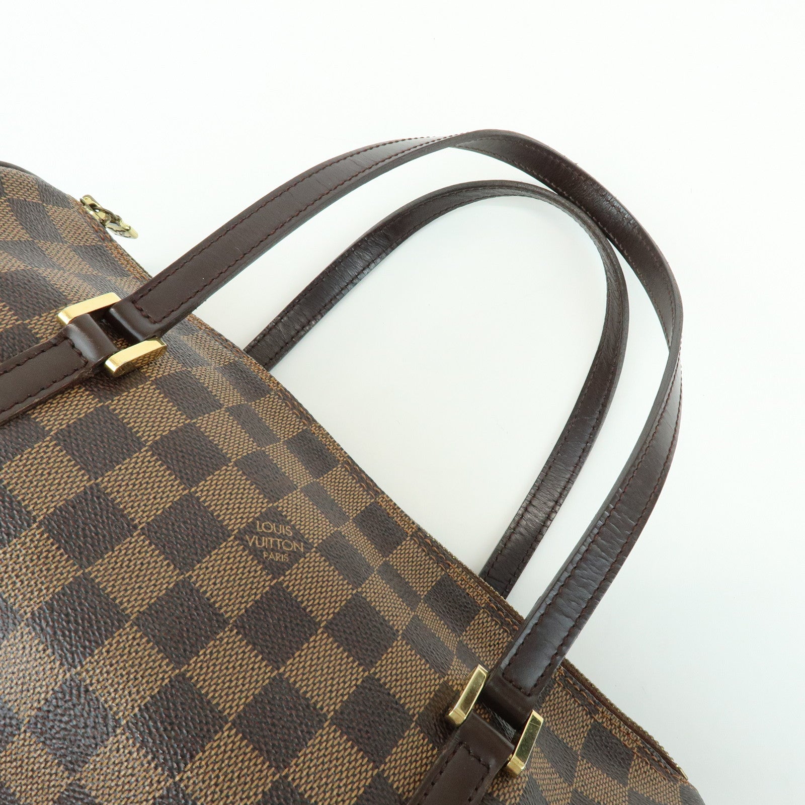 Louis Vuitton Damier Ebene Papillon 30 Hand Bag Brown N51303