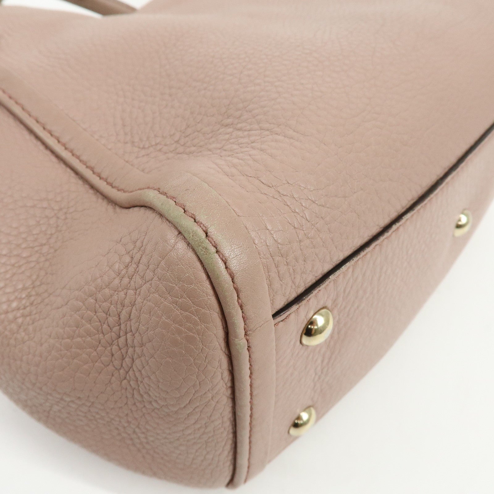 GUCCI SOHO Interlocking G 2Way Hand Bag Japan Limited Pink Beige 336751